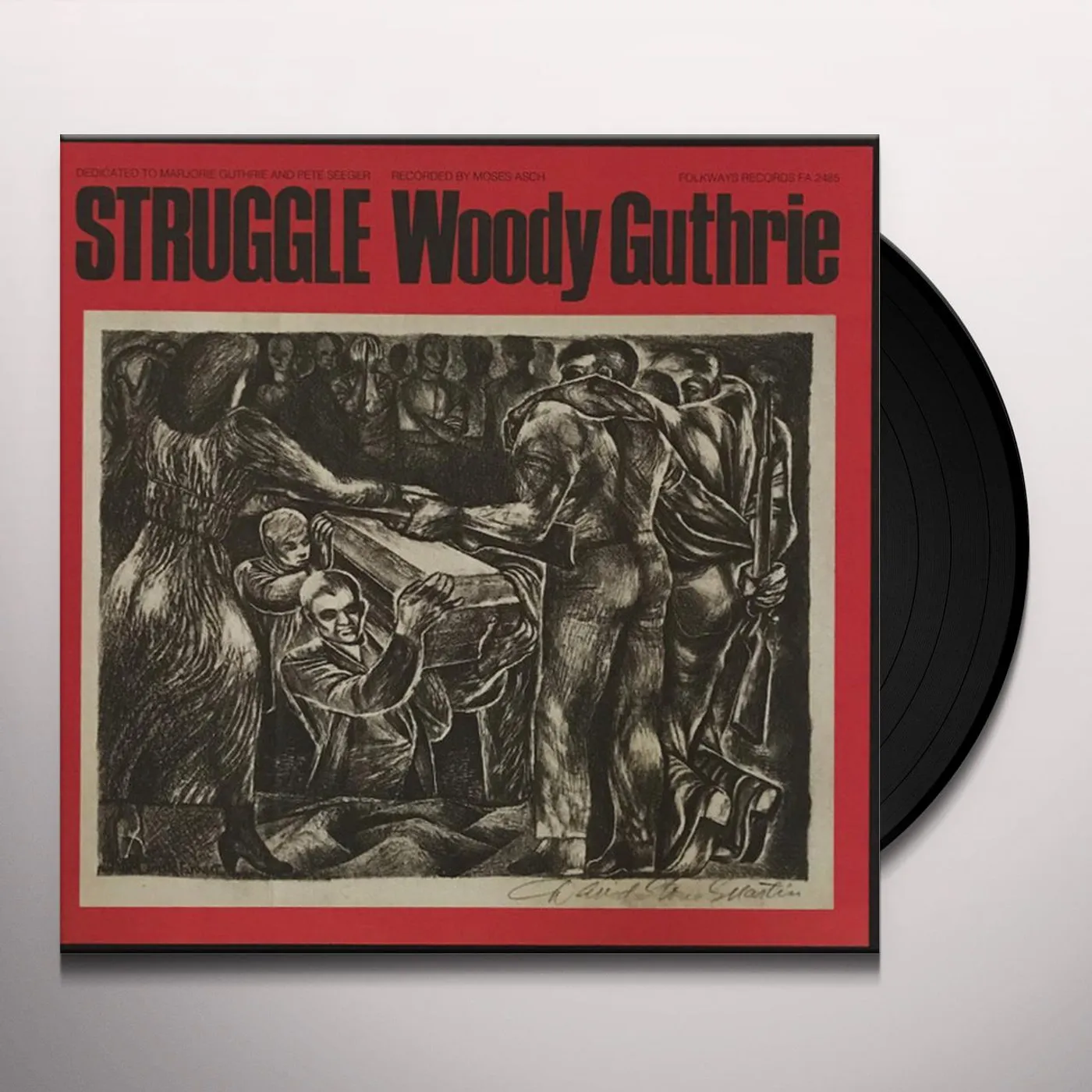 Woody Guthrie STRUGGLE Vinyl Record