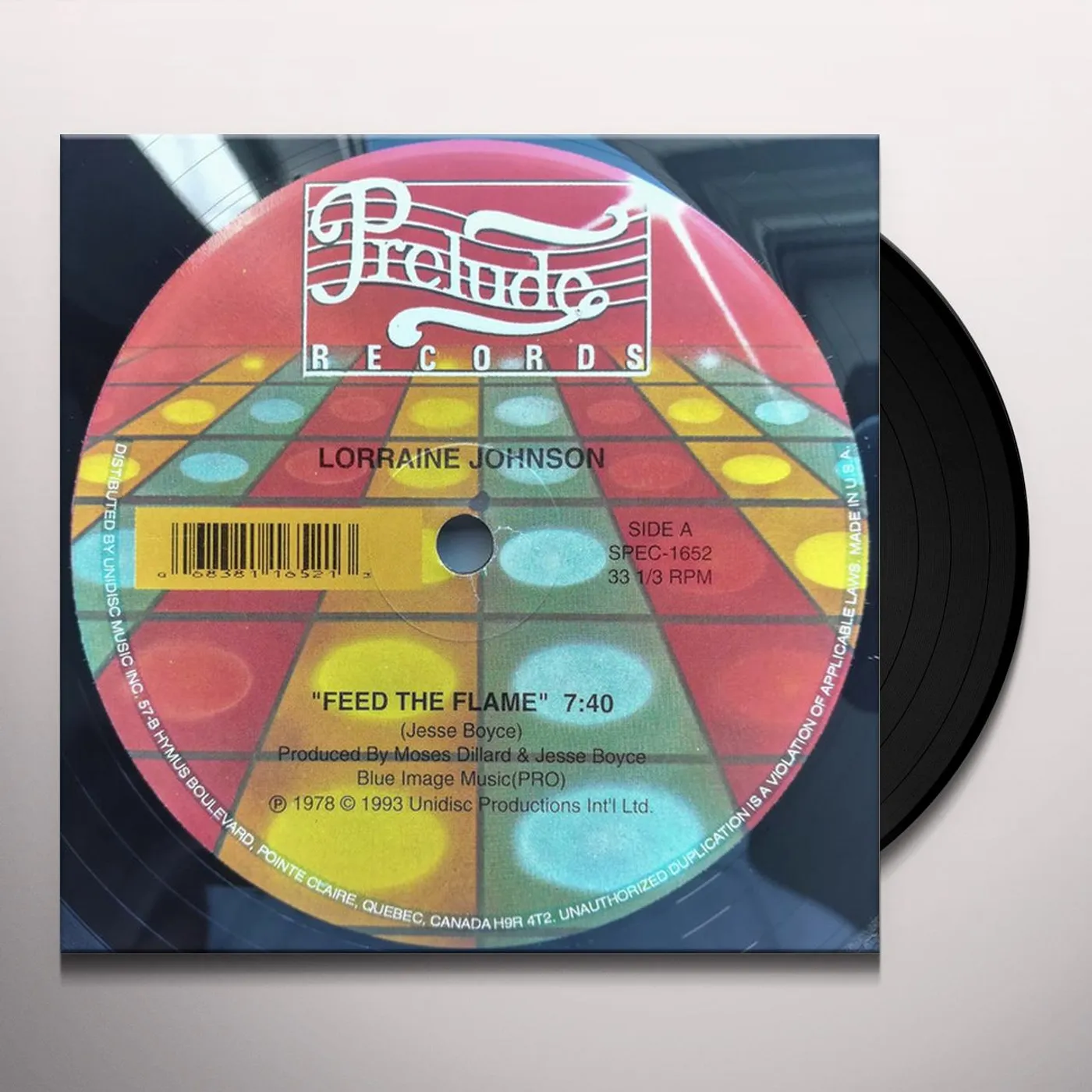 Lorraine Johnson FEED THE FLAME Vinyl Record