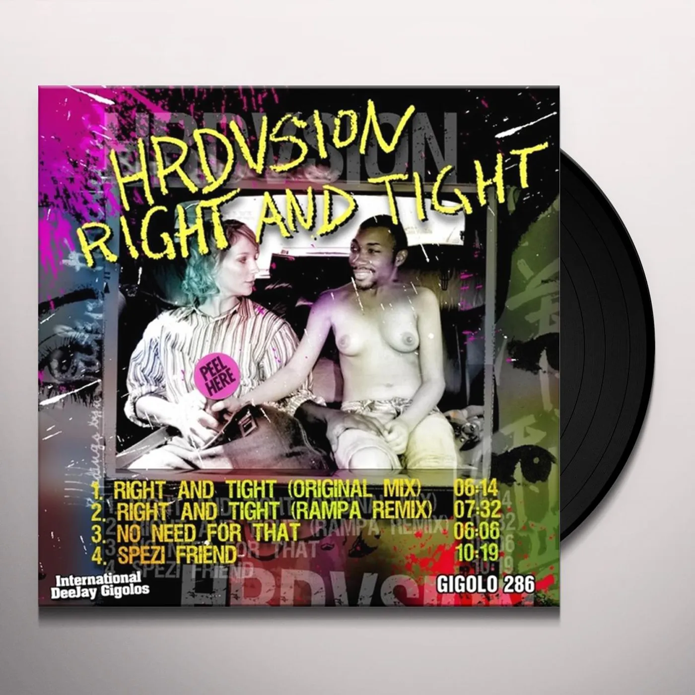 Hrdvsion Right And Tight Vinyl Record