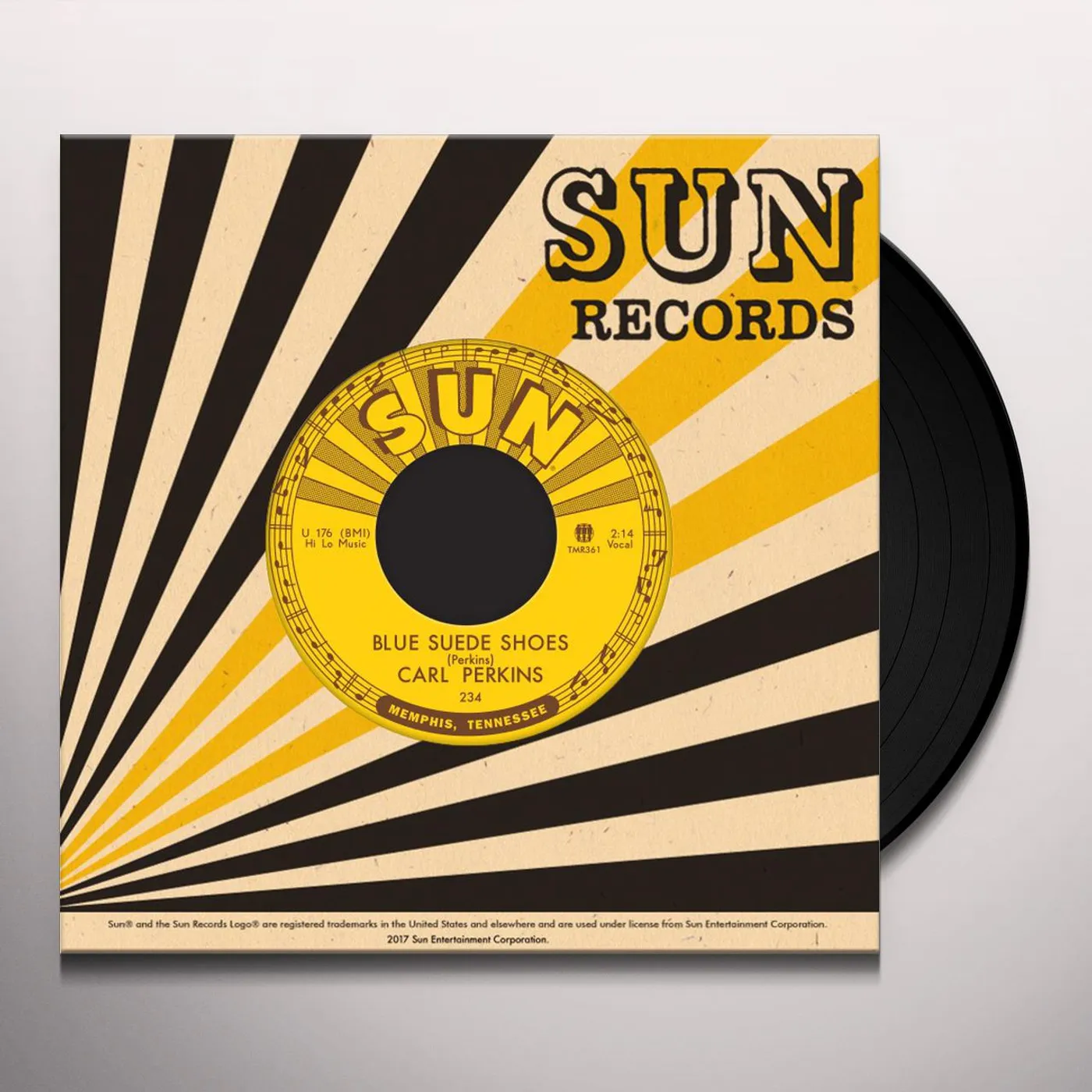 Carl Perkins BLUE SUEDE SHOES / HONEY DON'T Vinyl Record