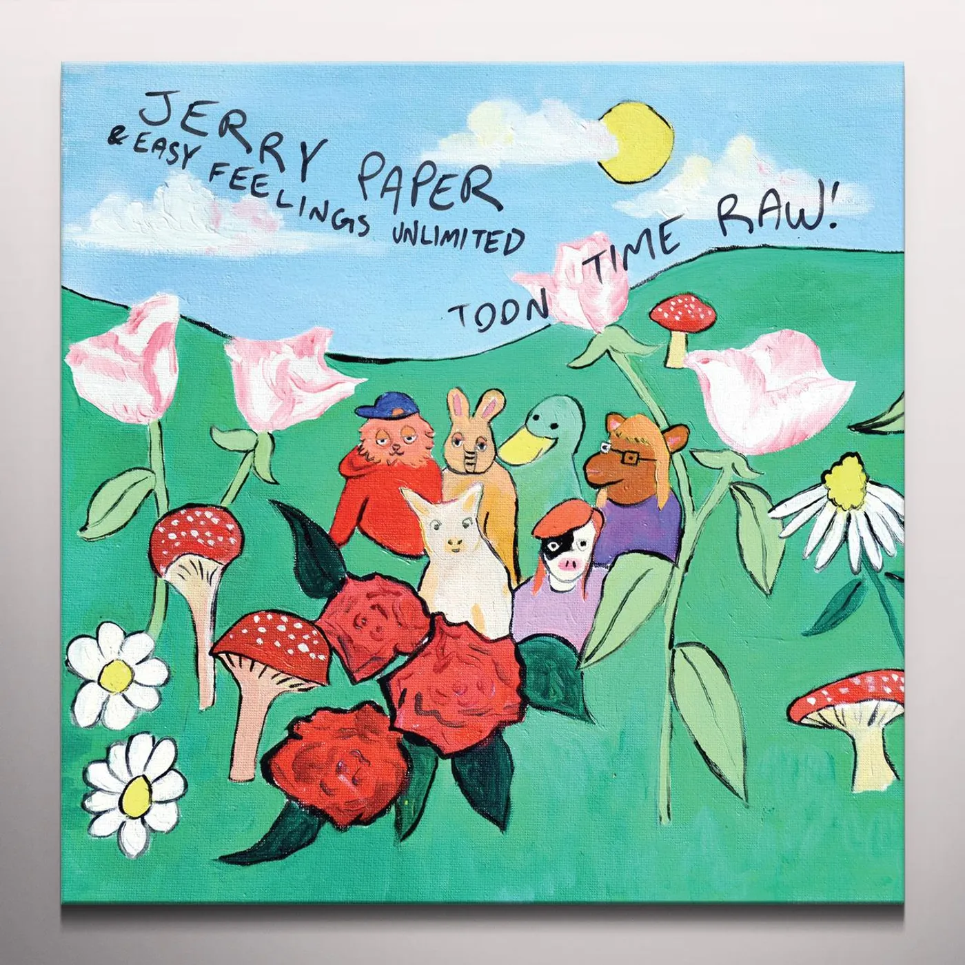 Jerry Paper TOON TIME RAW Vinyl Record - Colored Vinyl, Purple Vinyl