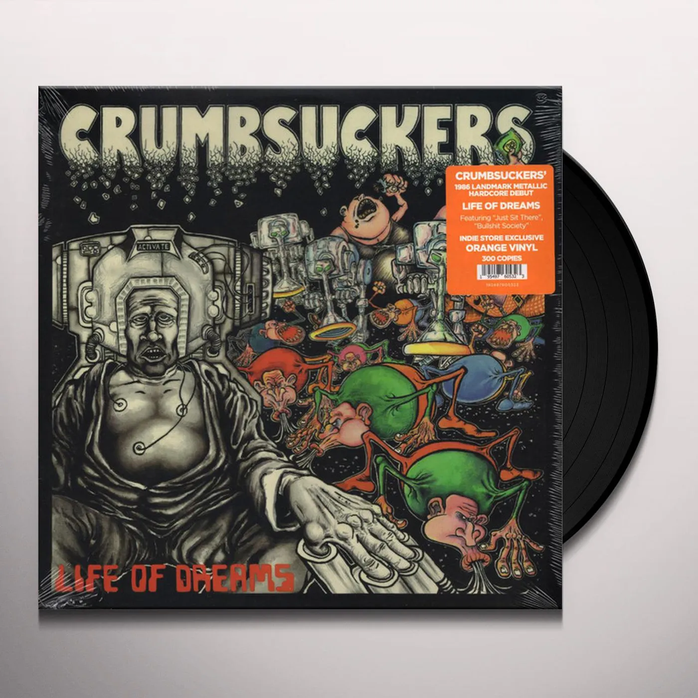 Crumbsuckers LIFE OF DREAMS (ORANGE VINYL) (I) Vinyl Record