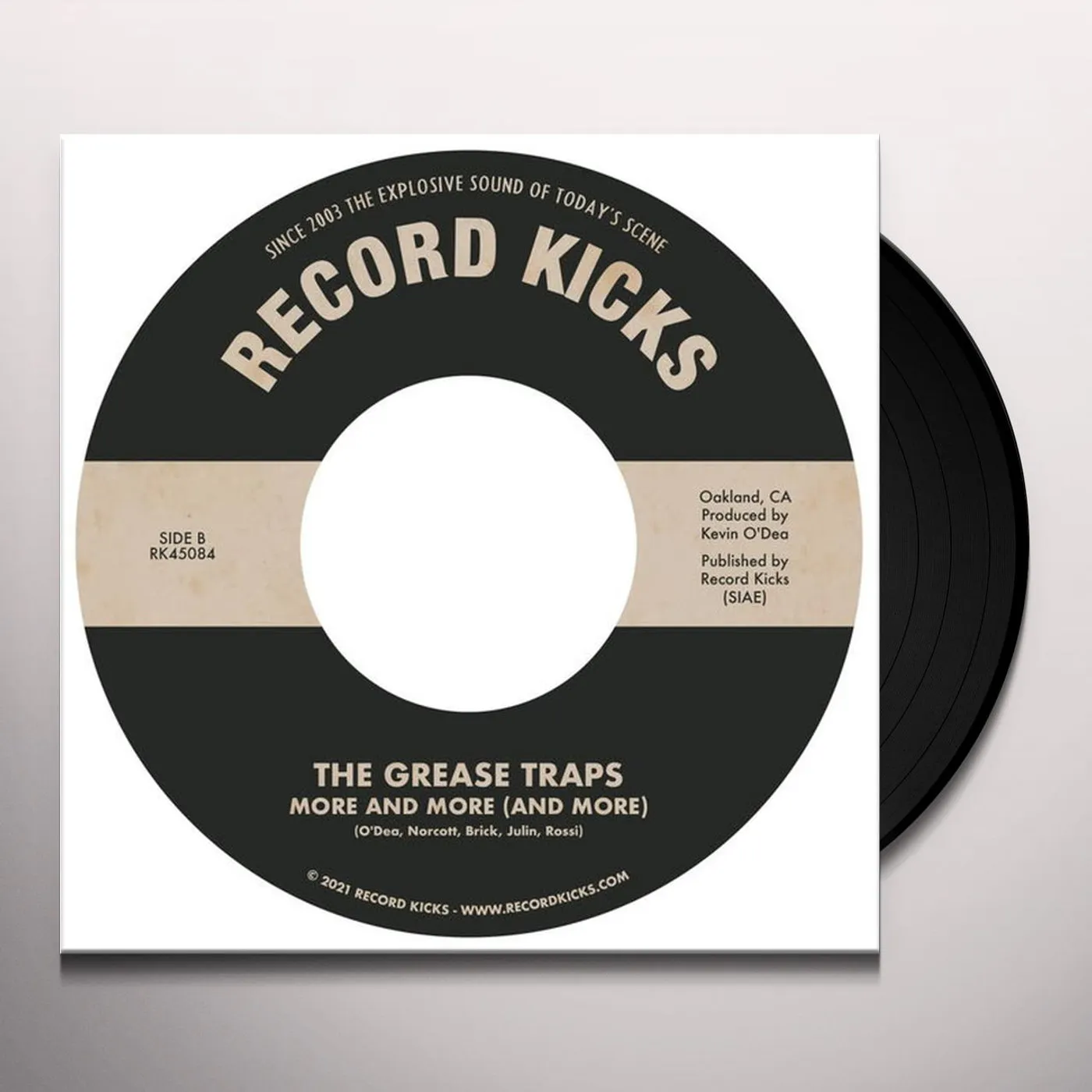 The Grease Traps BIRD OF PARADISE / MORE & MORE (AND MORE) Vinyl Record