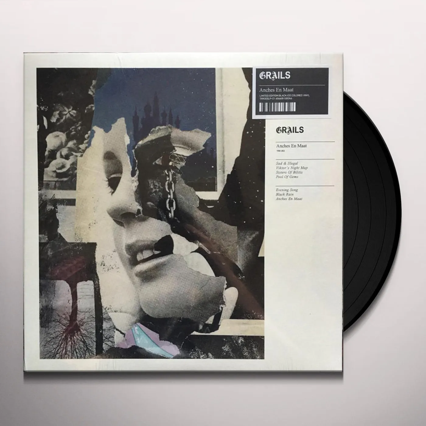 Grails ANCHES EN MAAT (BLACK ICE VINYL) Vinyl Record