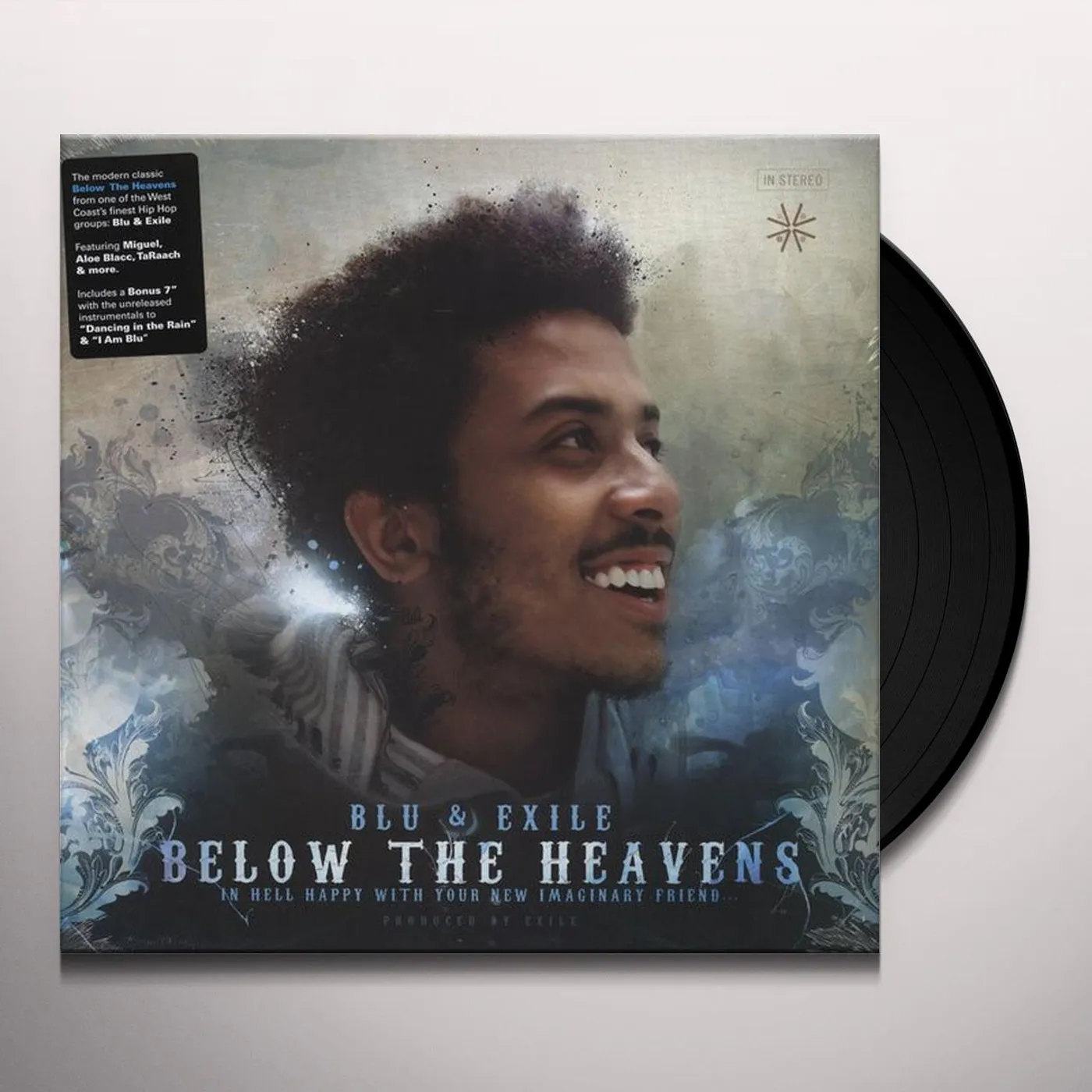 Blu & Exhile BELOW THE HEAVENS - CELESTIAL BLUE VINYL Vinyl Record