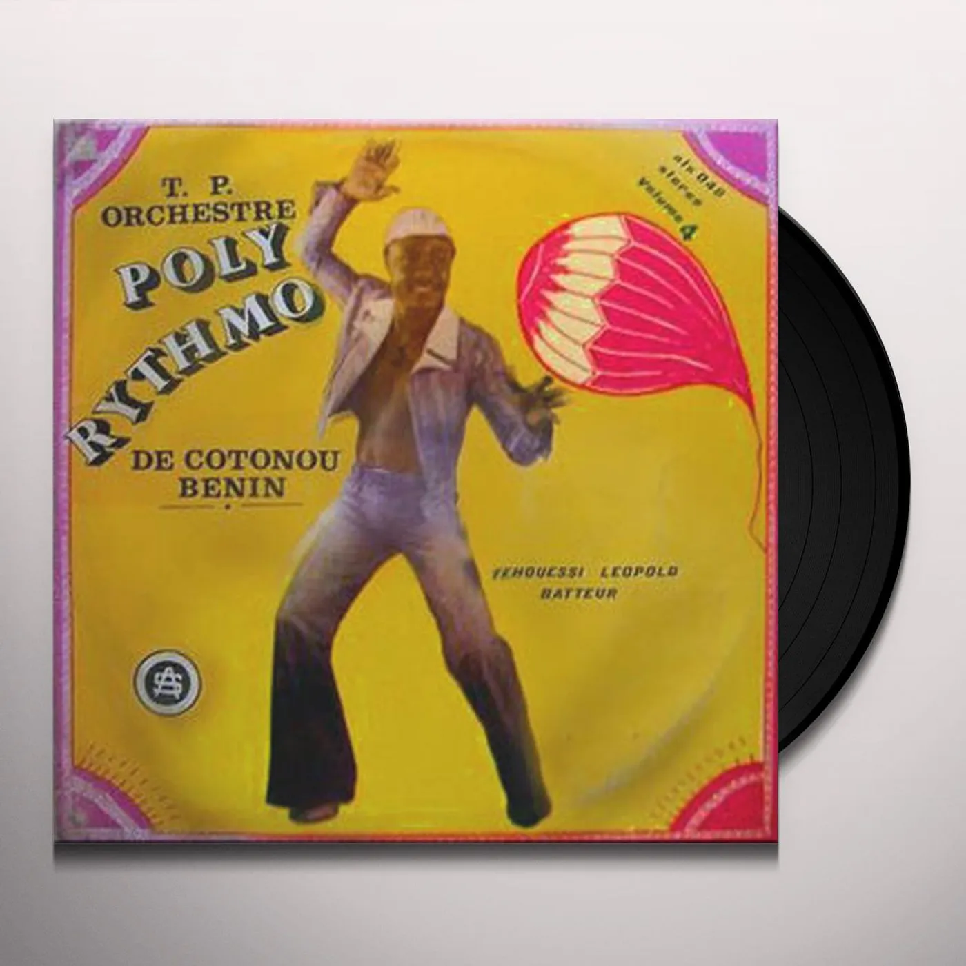 T.P. Orchestre Poly-Rythmo De Cotonou - Benin VOL. 4 - YEHOUESSI LEOPOLD BATTEUR Vinyl Record