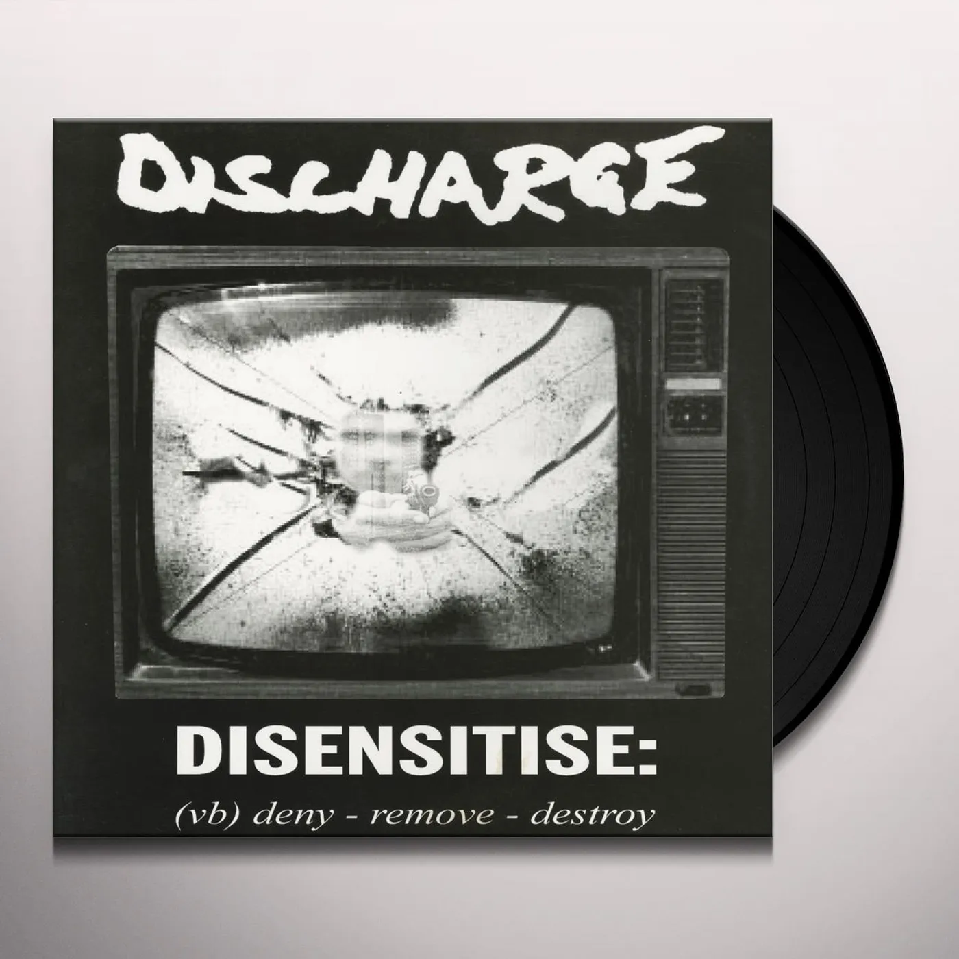 Discharge Disensitise Vinyl Record