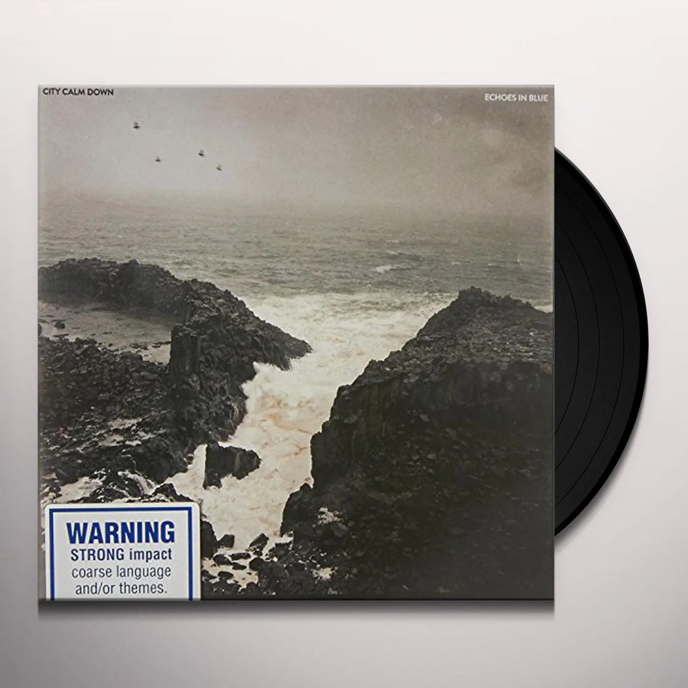 City Calm Down Echoes In Blue Vinyl Record