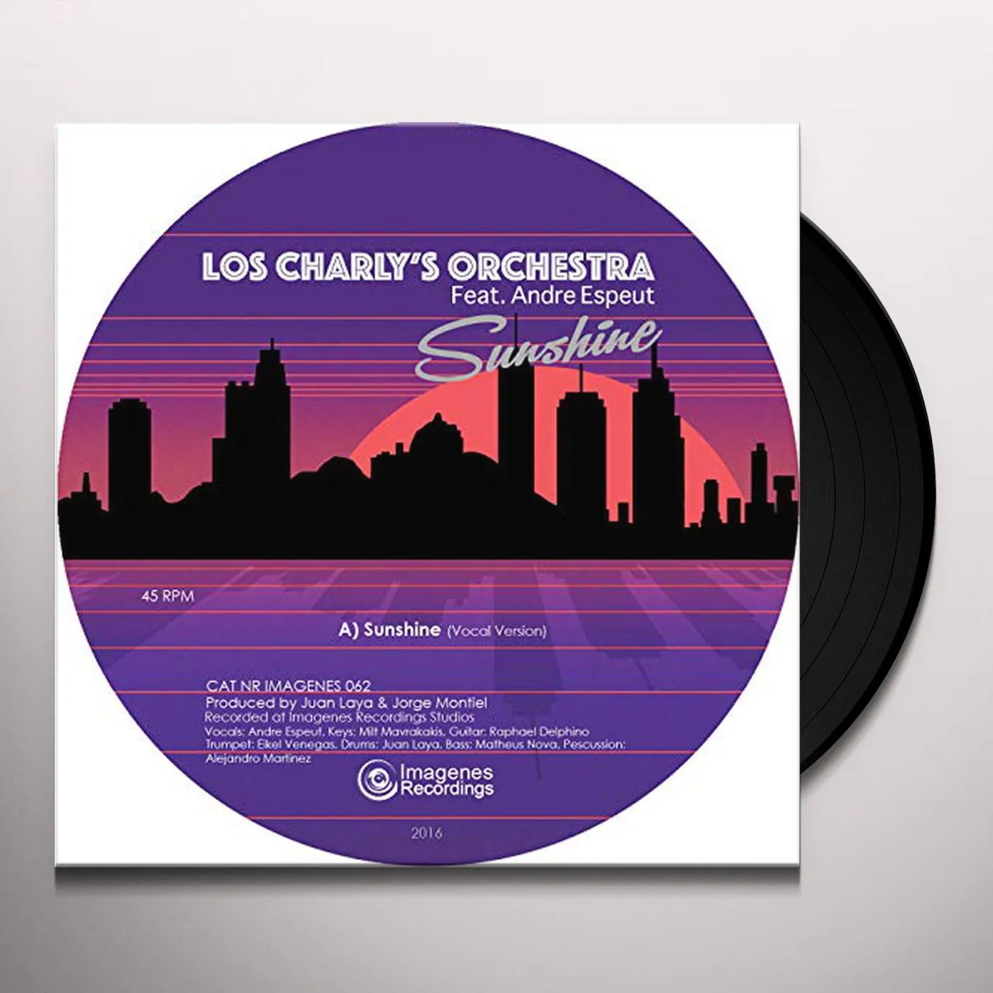 Los Charly's Orchestra SUNSHINE Vinyl Record