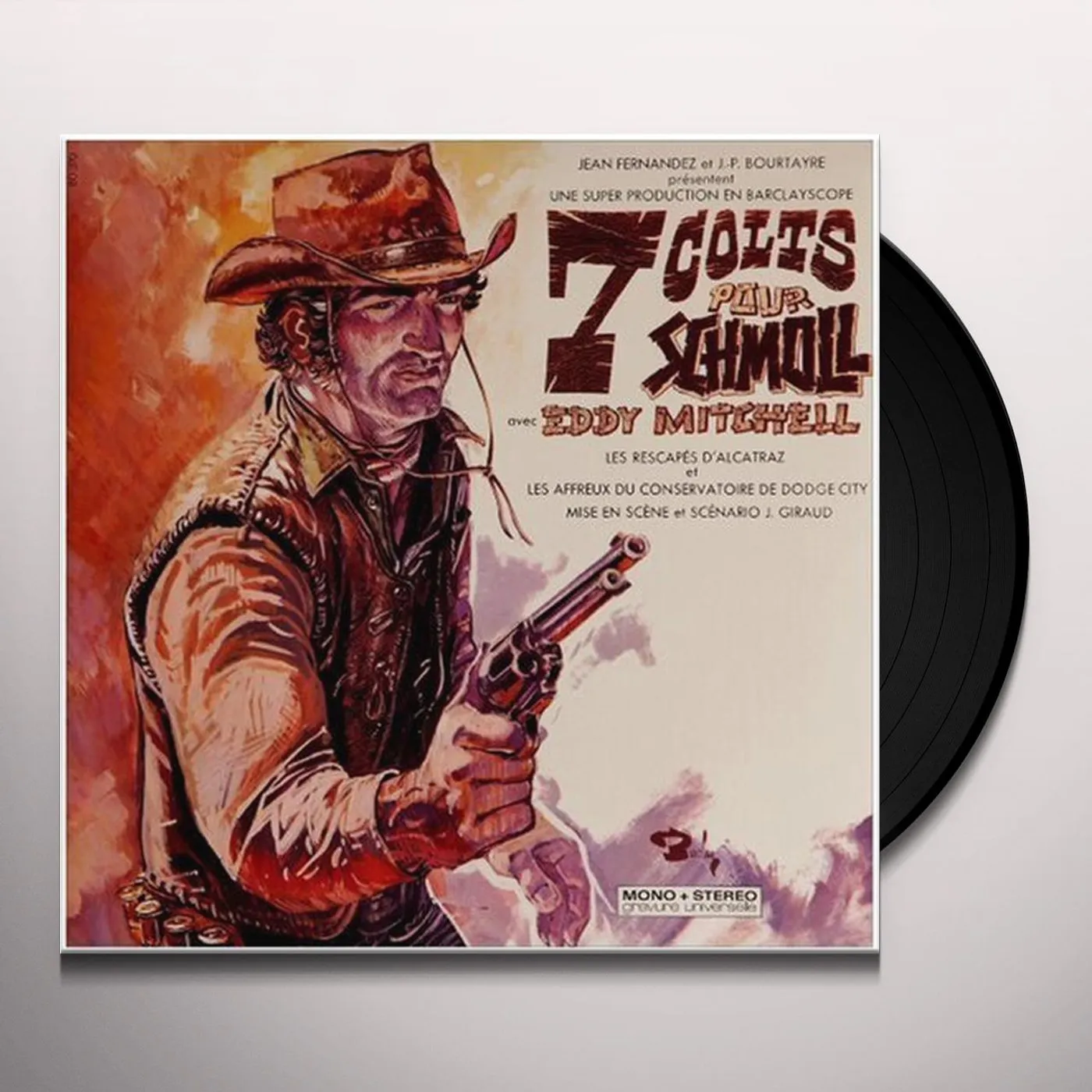 Eddy Mitchell 7 Colts Pour Schmoll Vinyl Record
