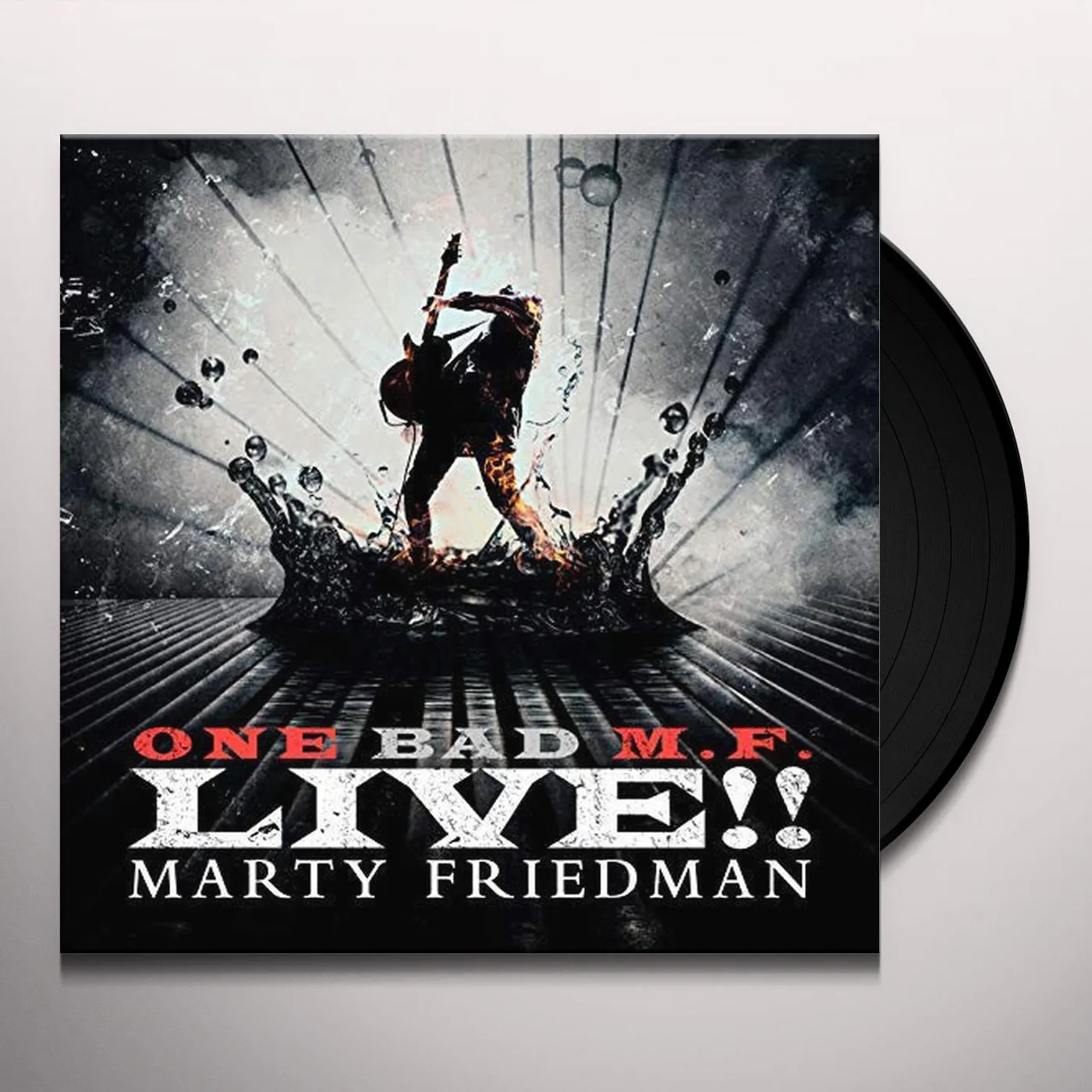 Marty Friedman ONE BAD M.F. LIVE Vinyl Record