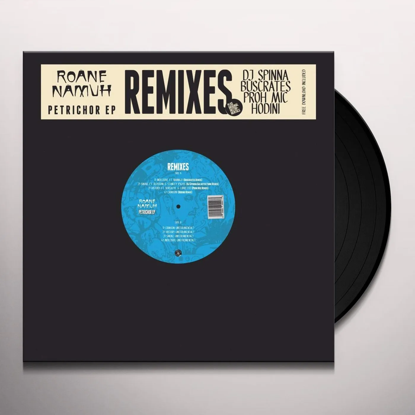 Roane Namuh PETRICHOR REMIXES & INSTRUMENTALS Vinyl Record