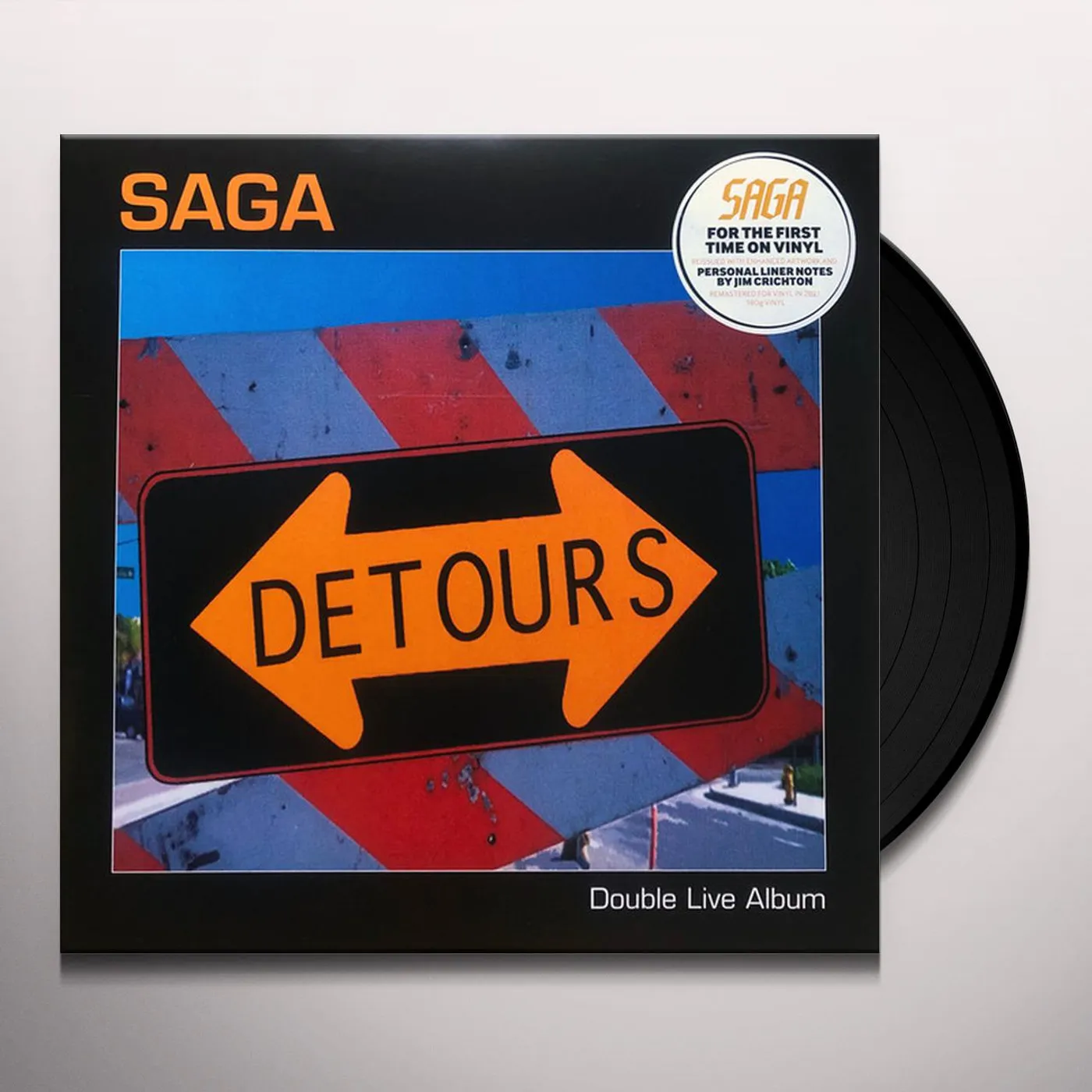 Saga DETOURS (LIVE) Vinyl Record