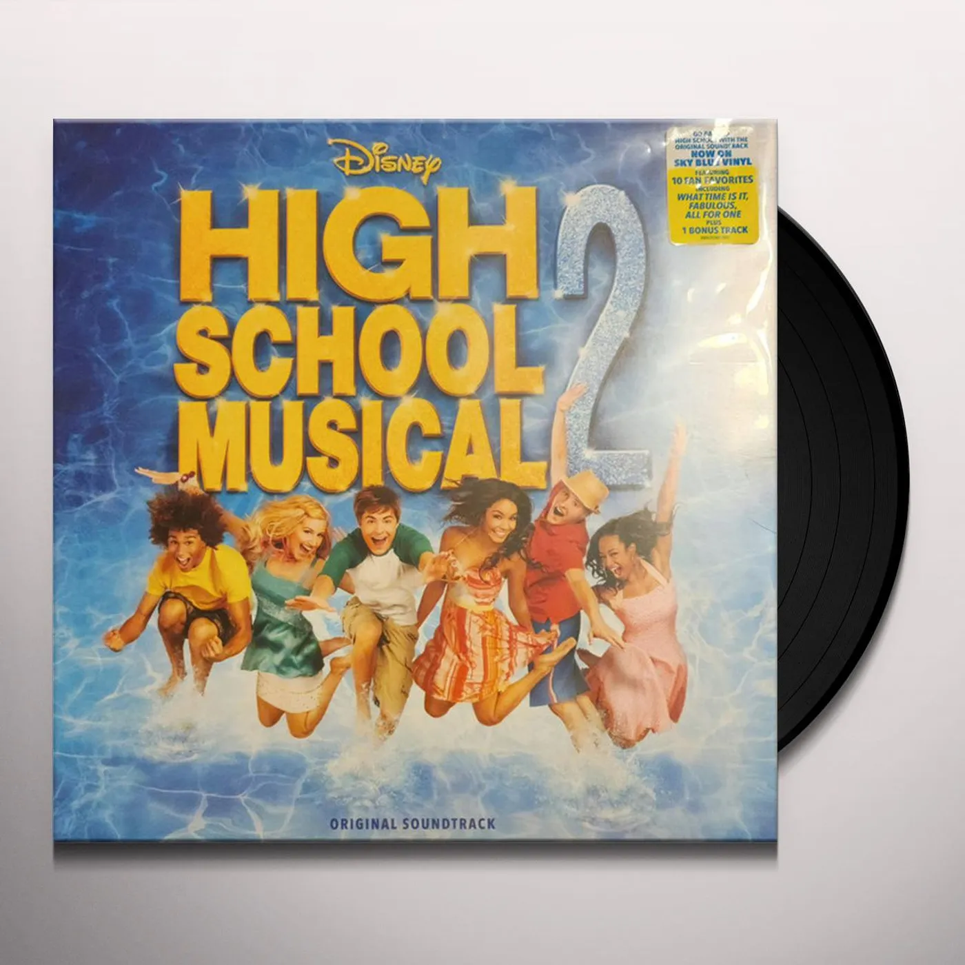 High School Musical Cast HIGH SCHOOL MUSICAL 2 Original Soundtrack (SKY BLUE VINYL) Vinyl Record