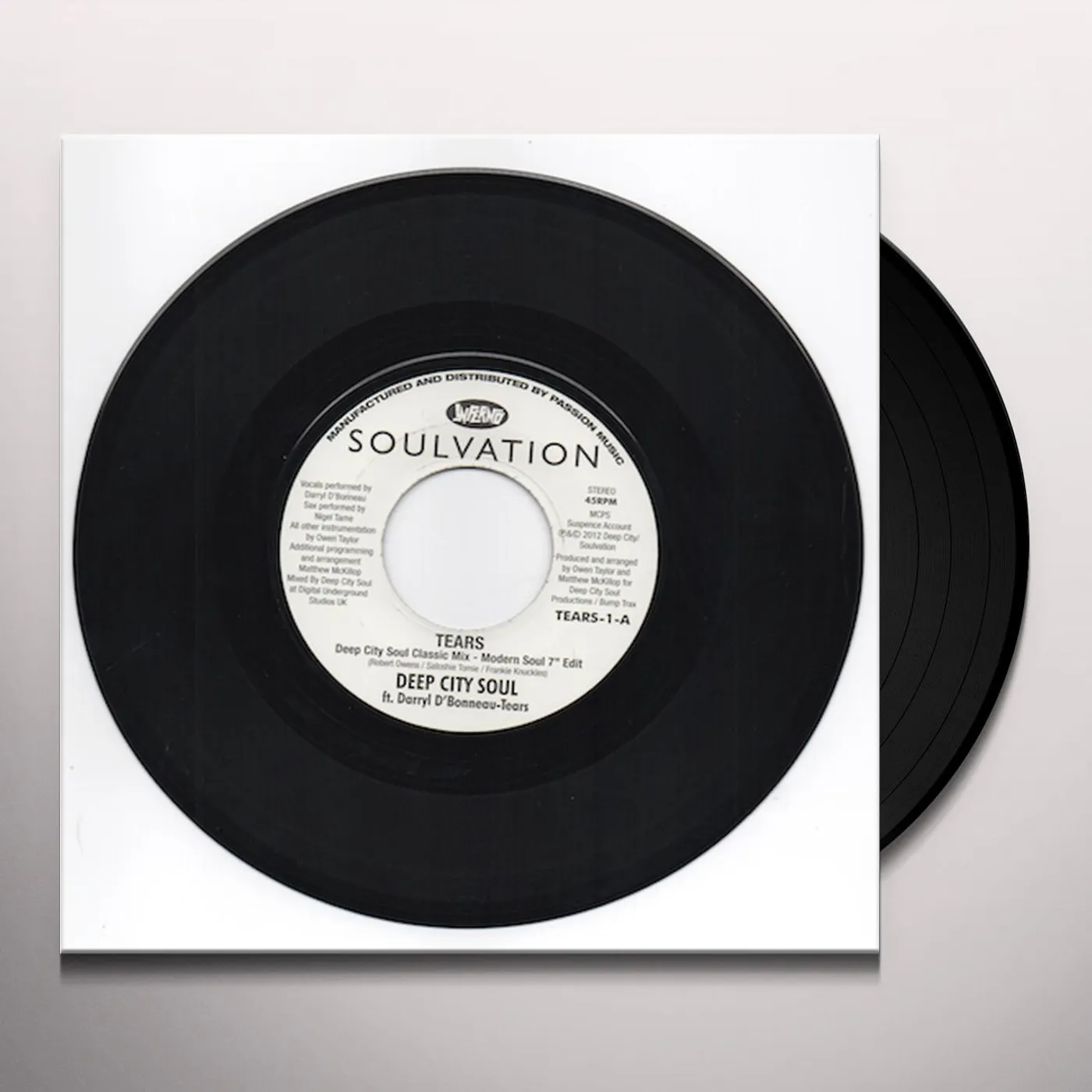 Tears DEEP CITY SOUL Vinyl Record