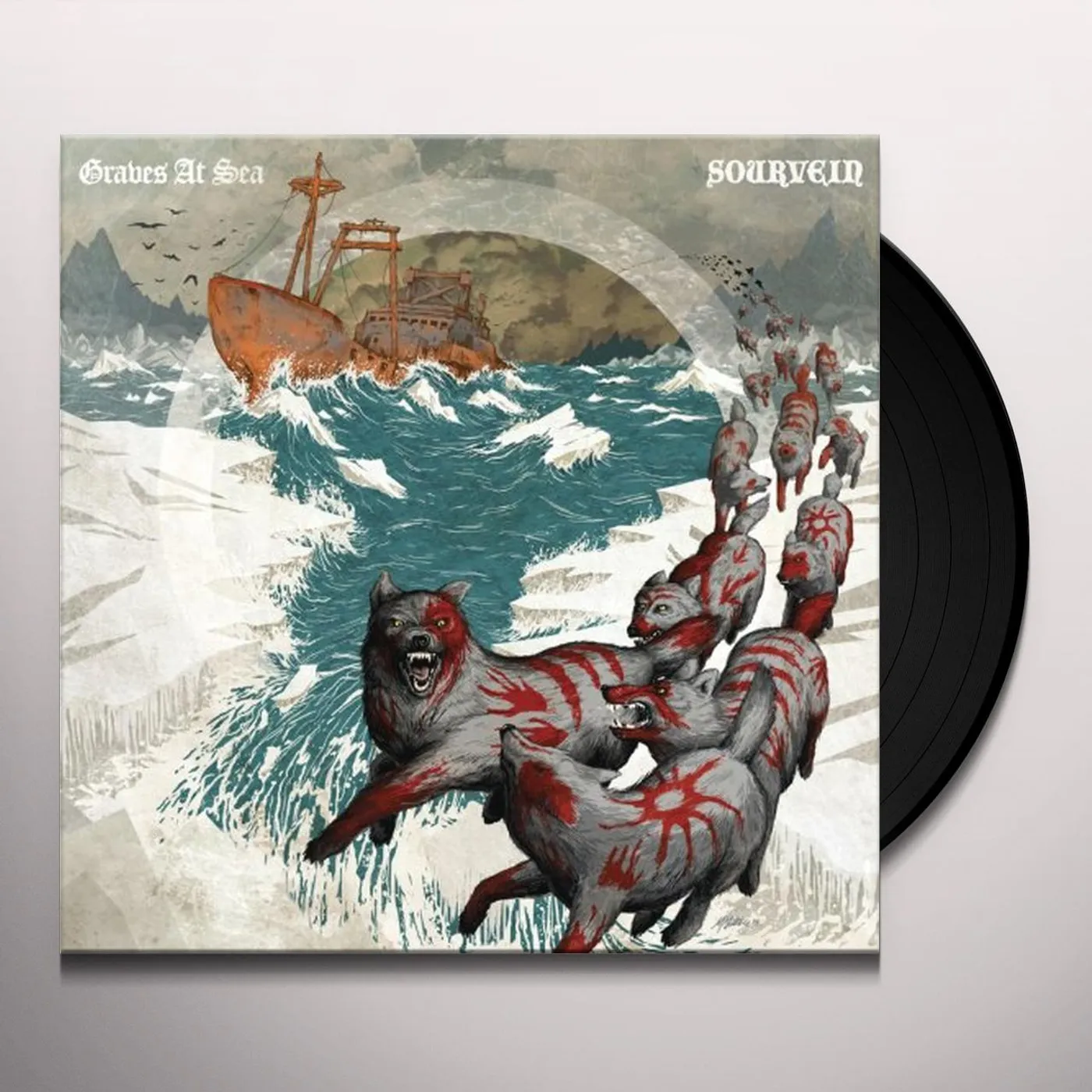 Graves At Sea/Sourvein Vinyl Record