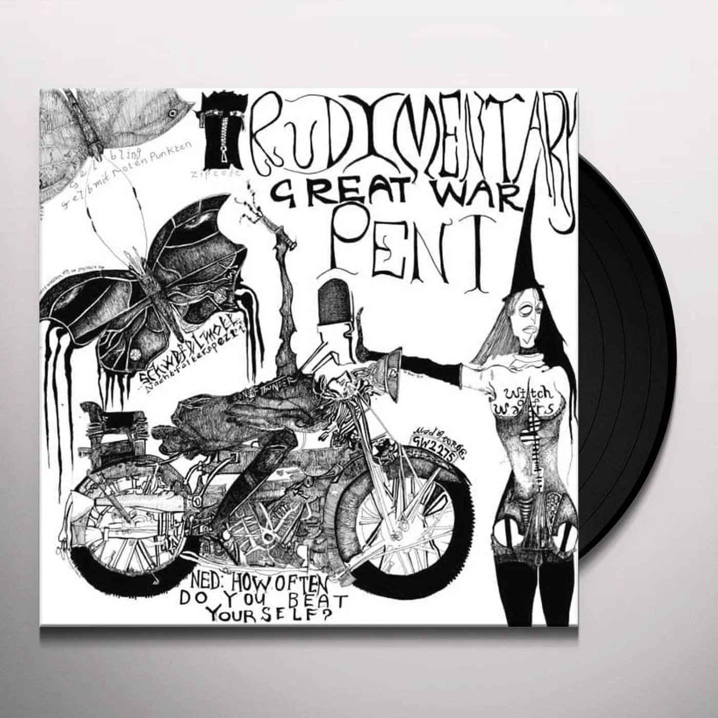 Rudimentary Peni Great War Vinyl Record