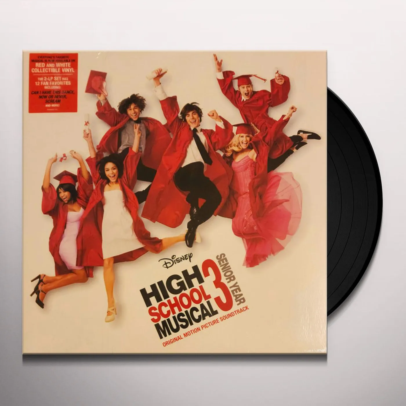 High School Musical Cast HIGH SCHOOL MUSICAL 3: SENIOR YEAR Original Soundtrack (APPLE/WHITE VINYL/2LP) Vinyl Record