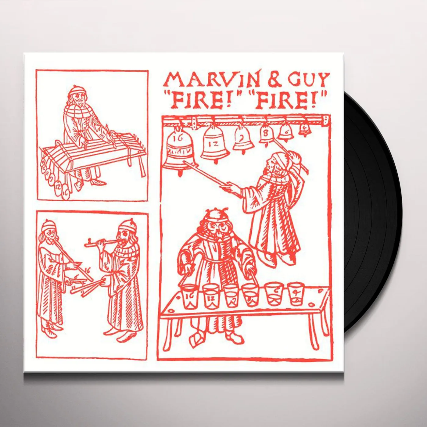 Marvin & Guy FIRE FIRE Vinyl Record