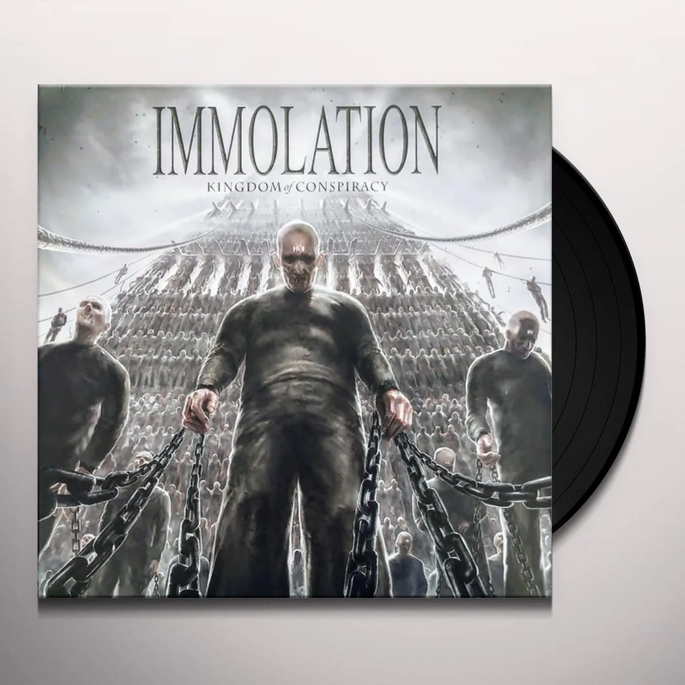 Immolation KINGDOM OF CONSPIRACY (WHITE VINYL) Vinyl Record