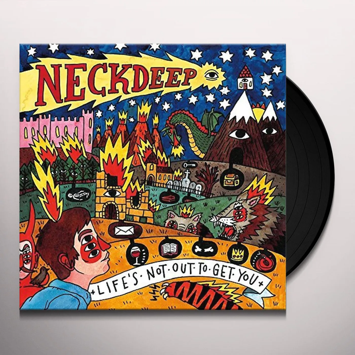 Neck Deep LIFE'S NOT OUT TO GET YOU Vinyl Record - UK Release