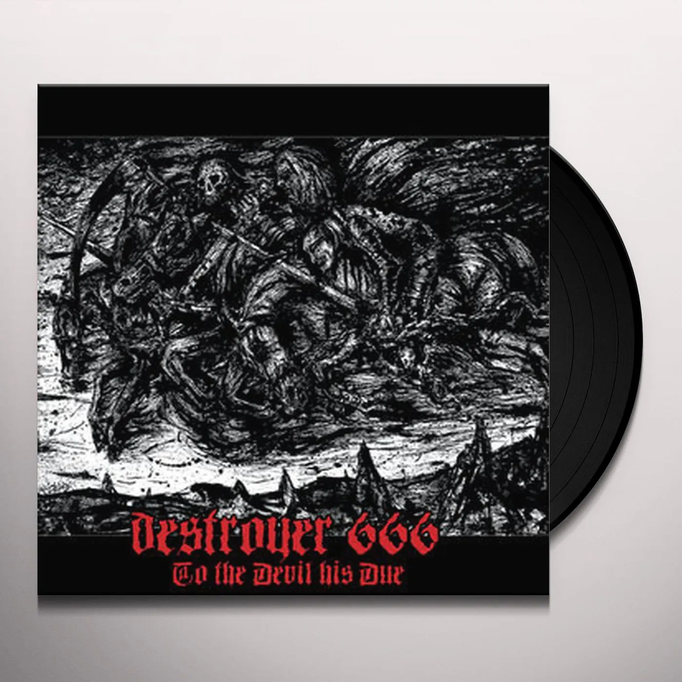 Deströyer 666 TO THE DEVIL HIS DUE Vinyl Record