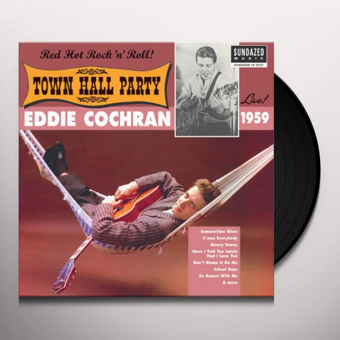 Eddie Cochran Live At Town Hall Party 1959 Vinyl Record