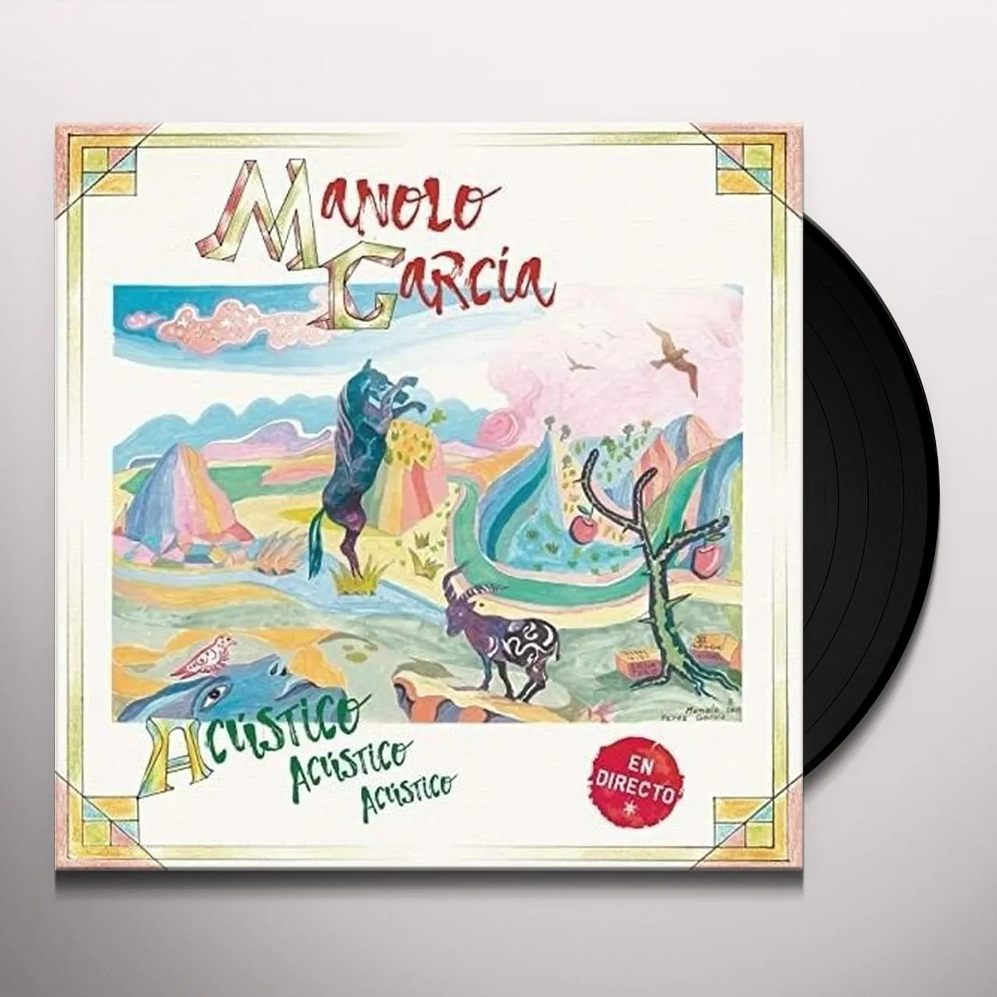 Manolo Garcia ACUSTICO ACUSTICO ACUSTICO (EN DIRECTO) Vinyl Record