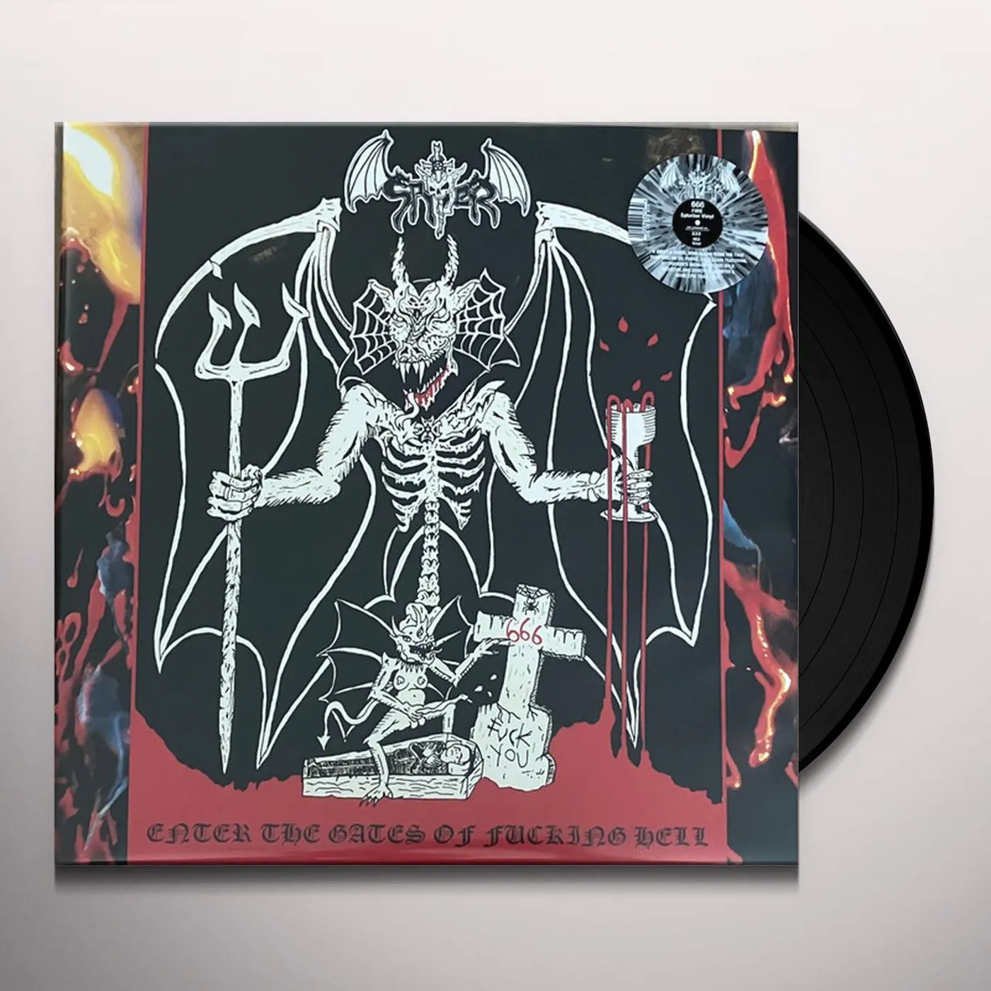 Spiter ENTER THE GATES OF FUCKING HELL Vinyl Record