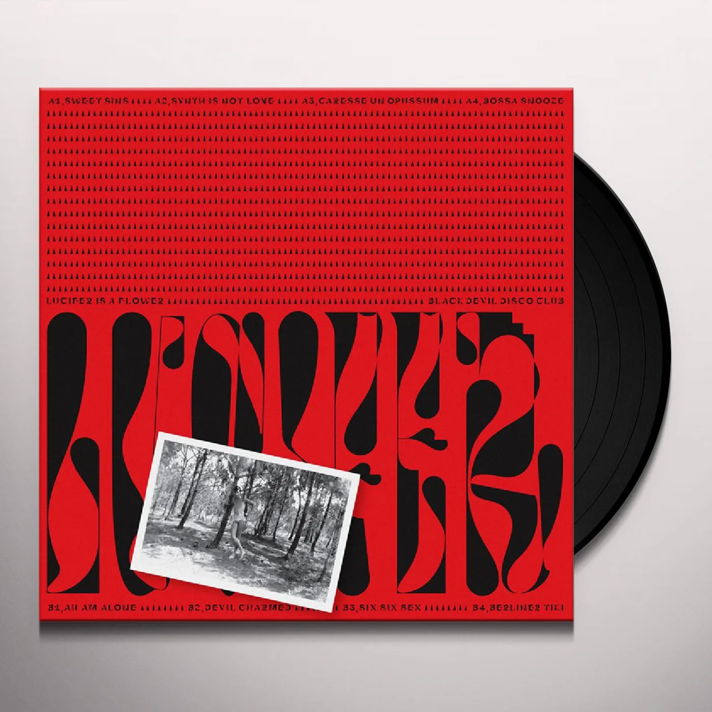 Black Devil LUCIFER IS A FLOWER Vinyl Record