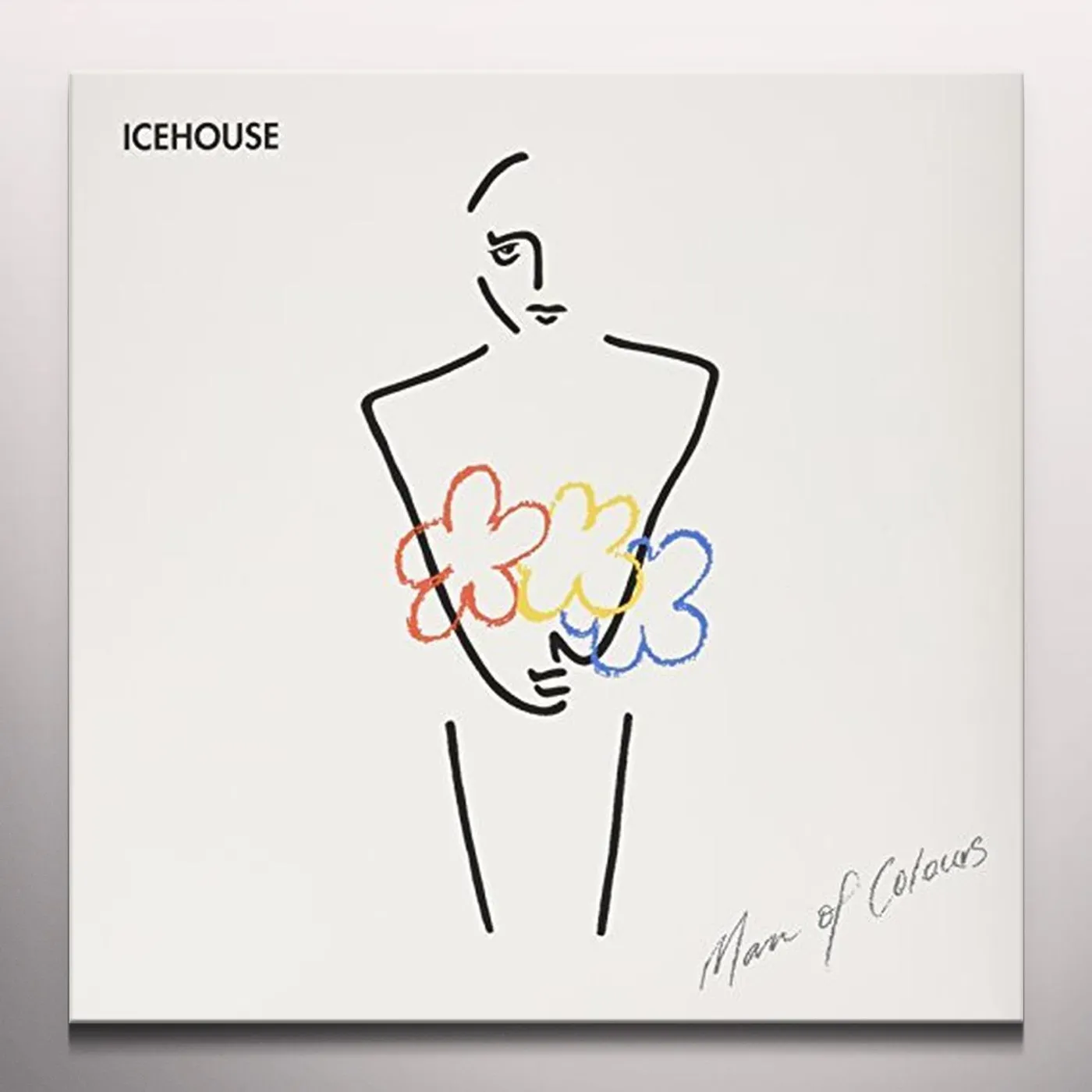 ICEHOUSE MAN OF COLOURS Vinyl Record - Blue Vinyl