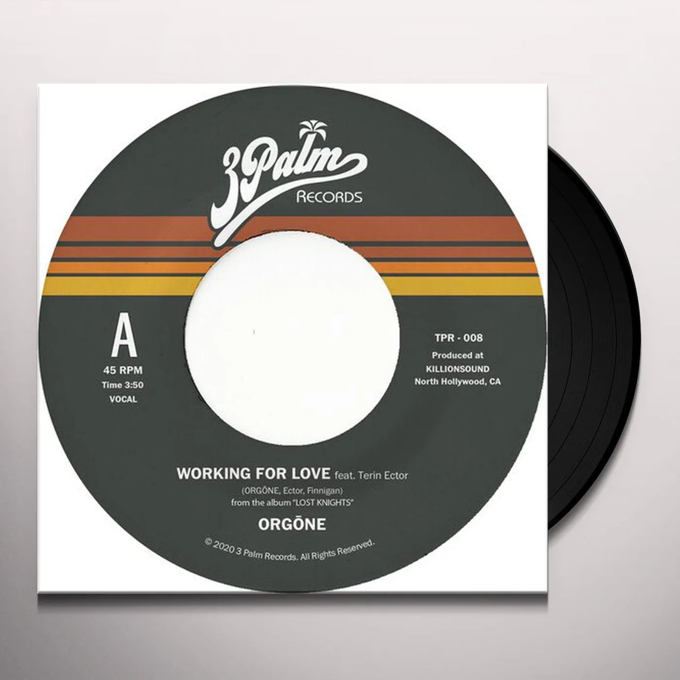 Orgone Working For Love b/w Dreamer Vinyl Record