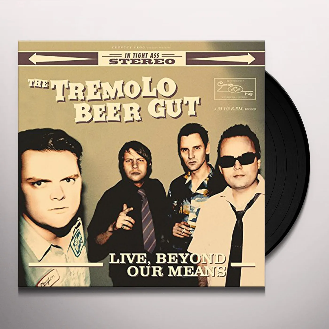 The Tremolo Beer Gut LIVE BEYOND OUR MEANS Vinyl Record