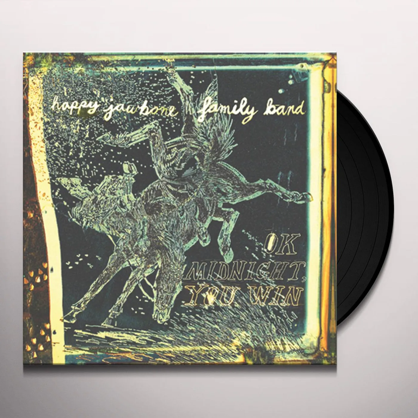 Happy Jawbone Family Band OK MIDNIGHT YOU WIN Vinyl Record