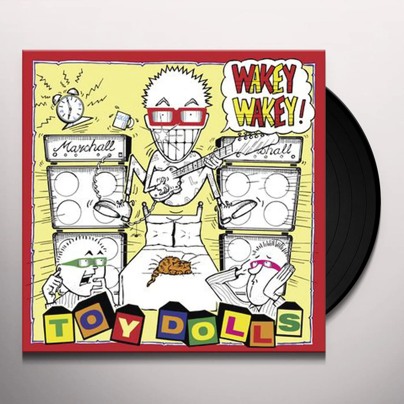 The Toy Dolls WAKEY WAKEY Vinyl Record