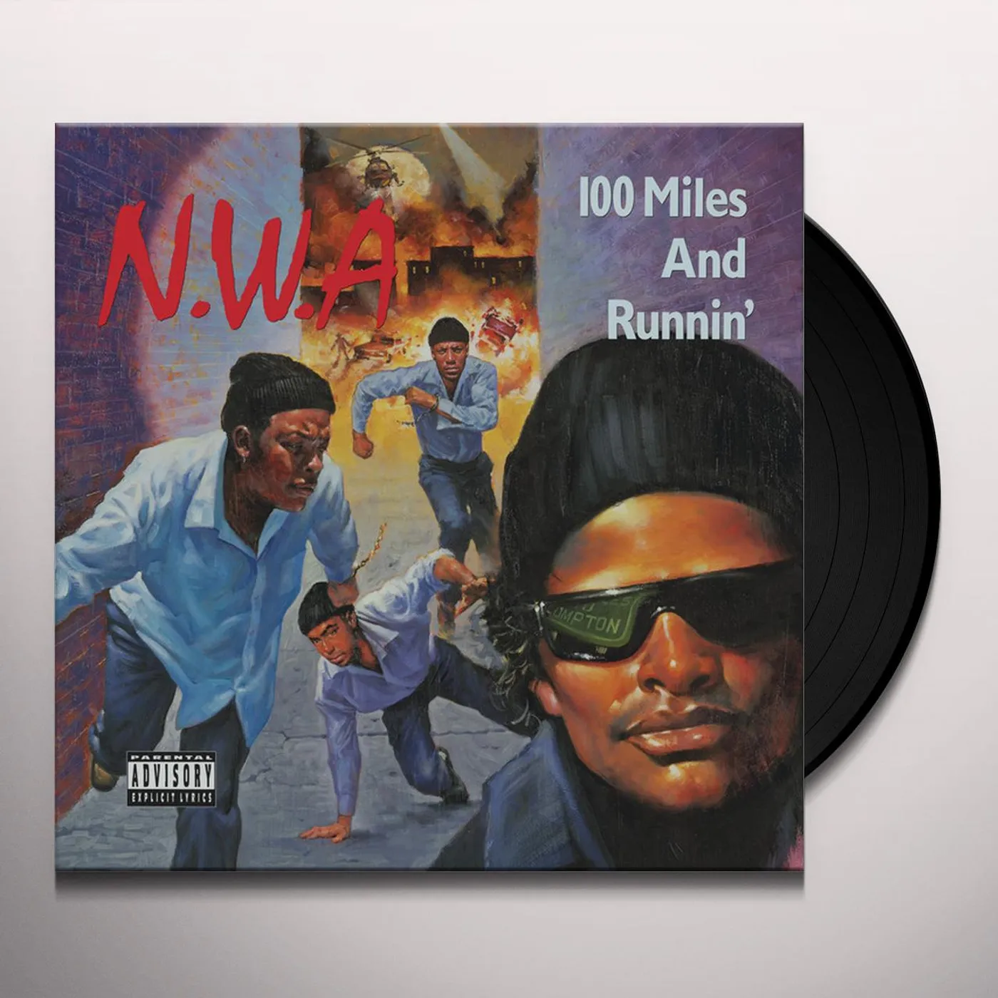 N.W.A. 100 MILES & RUNNING Vinyl Record