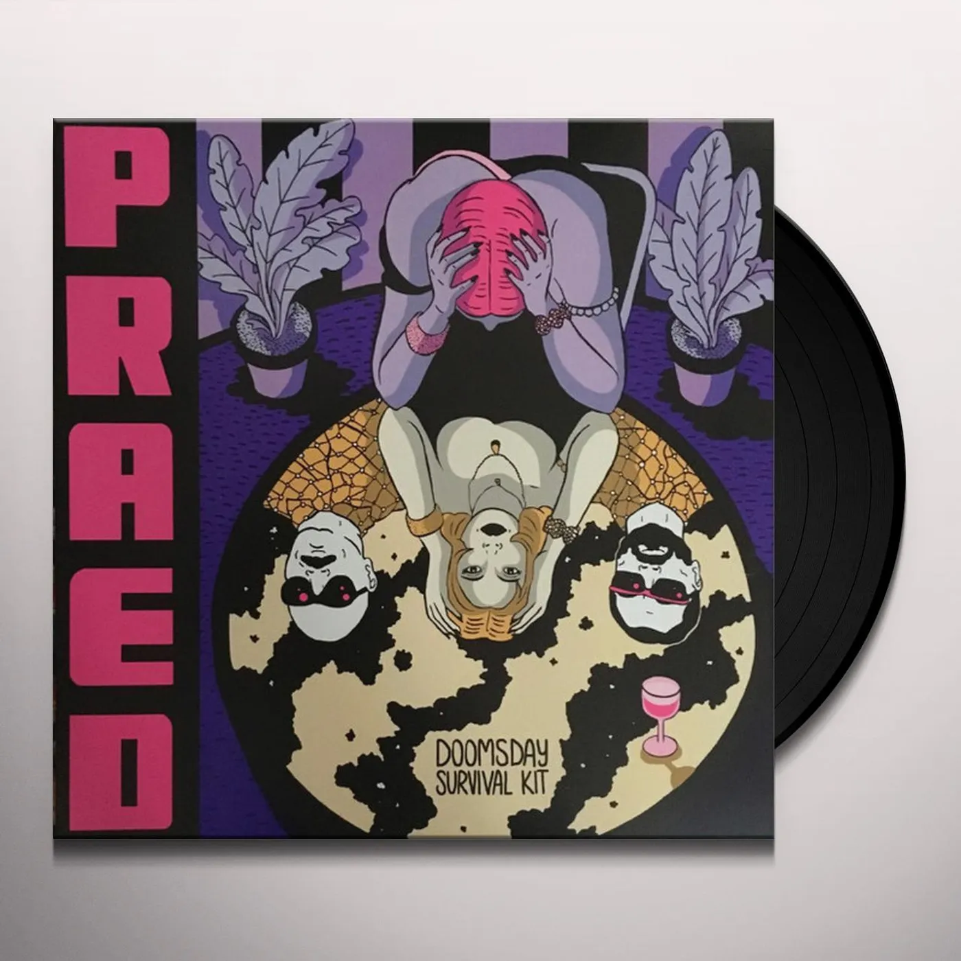 Praed DOOMSDAY SURVIVAL KIT (PINK VINYL) Vinyl Record