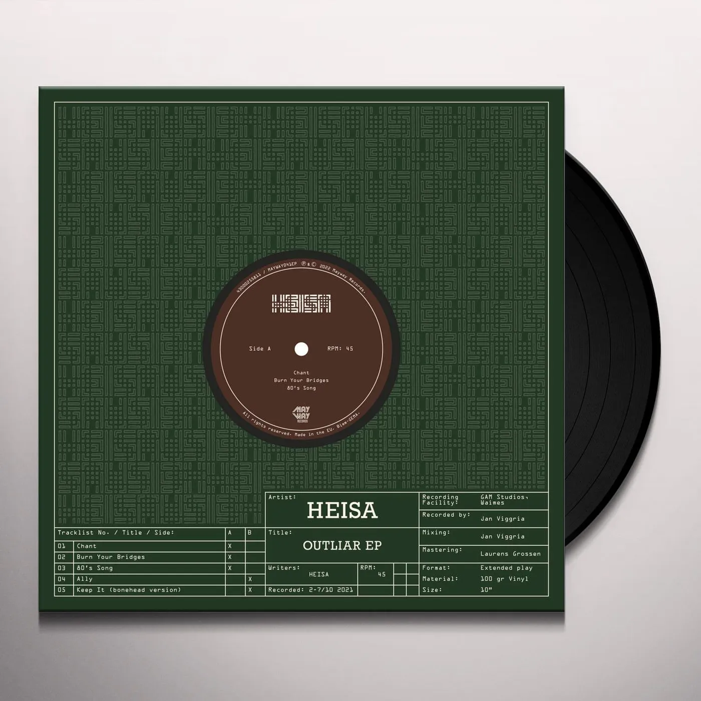 HEISA OUTLIAR Vinyl Record