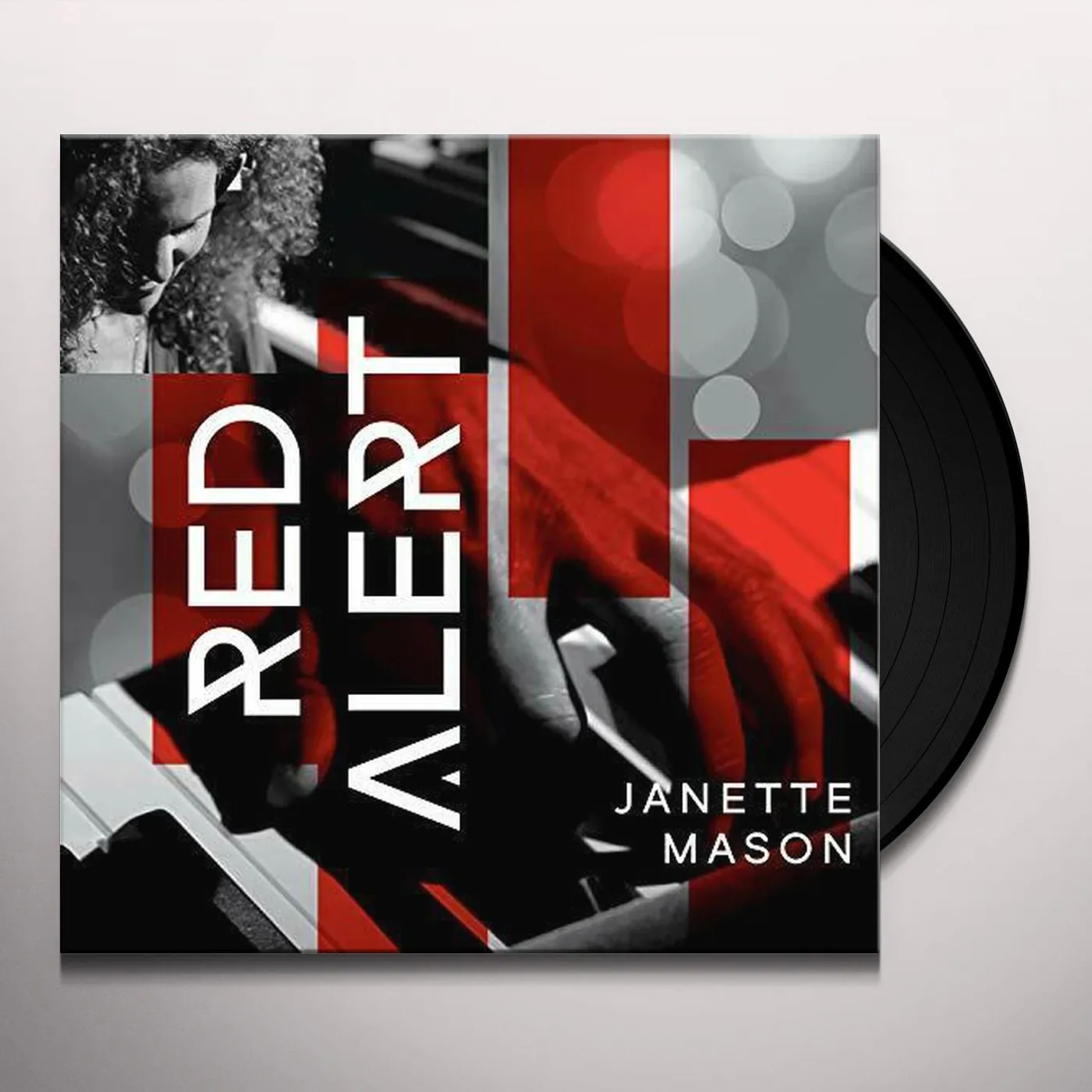 Janette Mason RED ALERT Vinyl Record