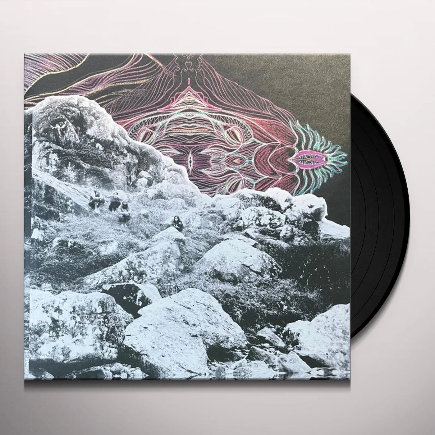 All Them Witches DYING SURFER MEETS HIS MAKER (PINK & BLACK SMOKE VINYL) Vinyl Record