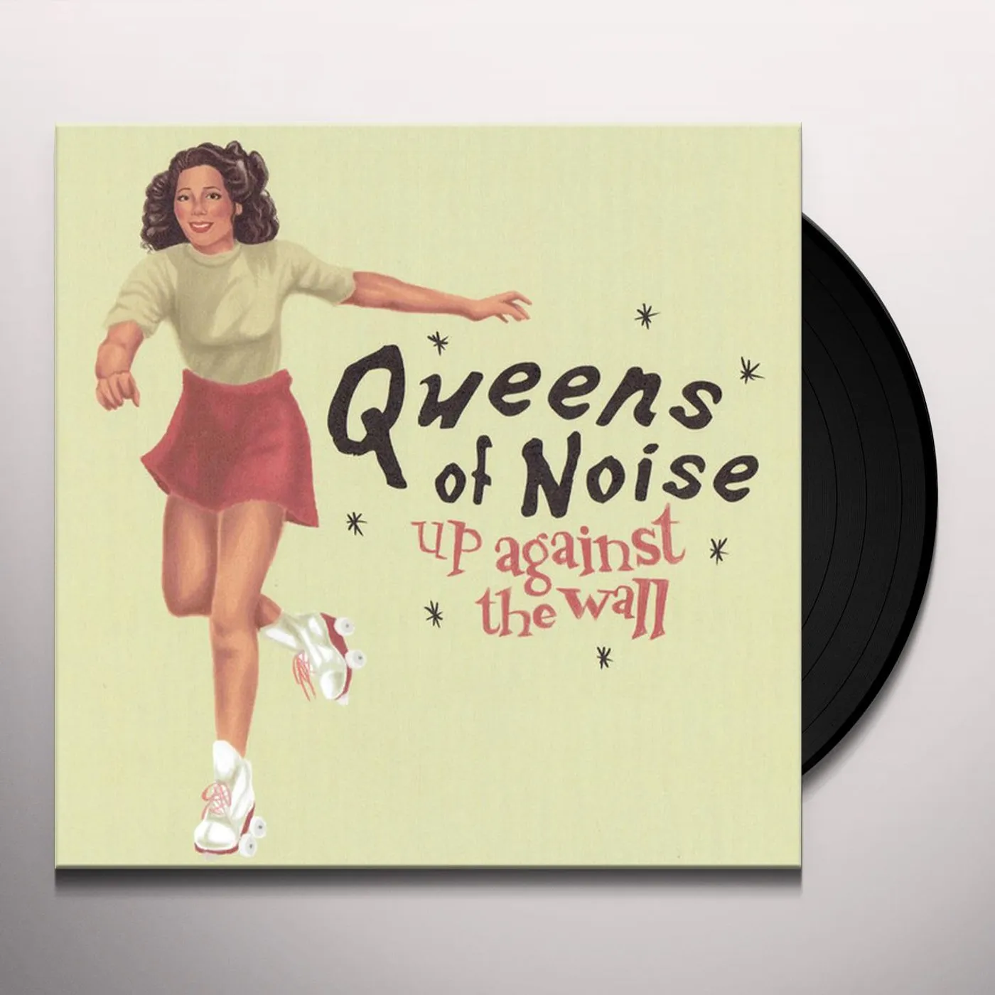 Queens Of Noise UP AGAINST THE WALL / VICTIMIZED Vinyl Record