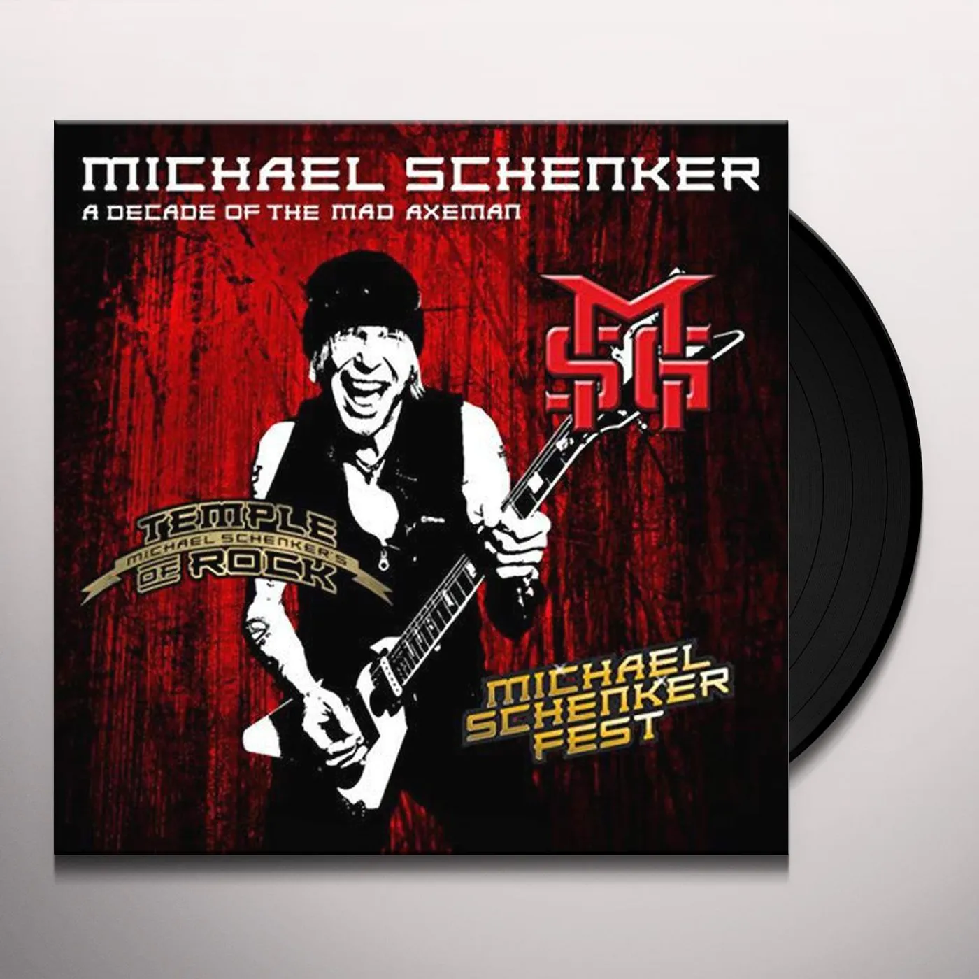 Michael Schenker Group DECADE OF THE MAD AXEMAN (THE STUDIO RECORDINGS) Vinyl Record
