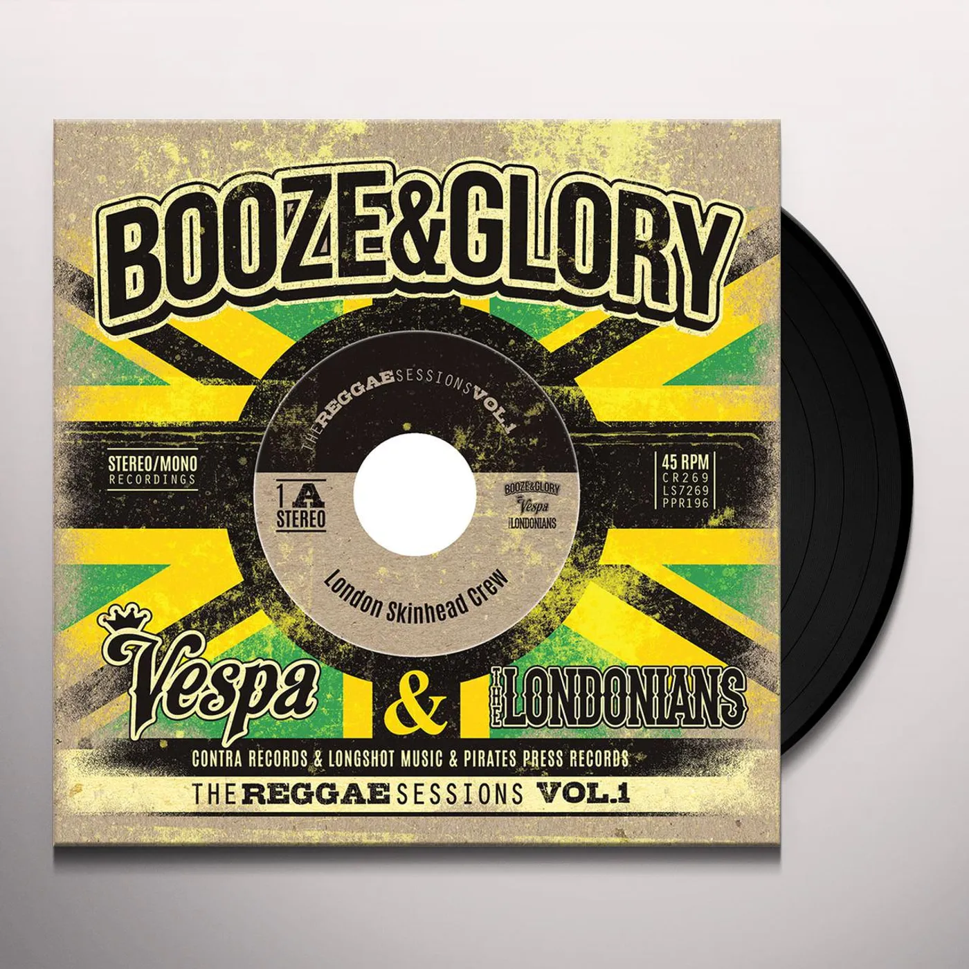 Booze & Glory REGGAE SESSIONS VOL. 1 (DELUXE ED) Vinyl Record