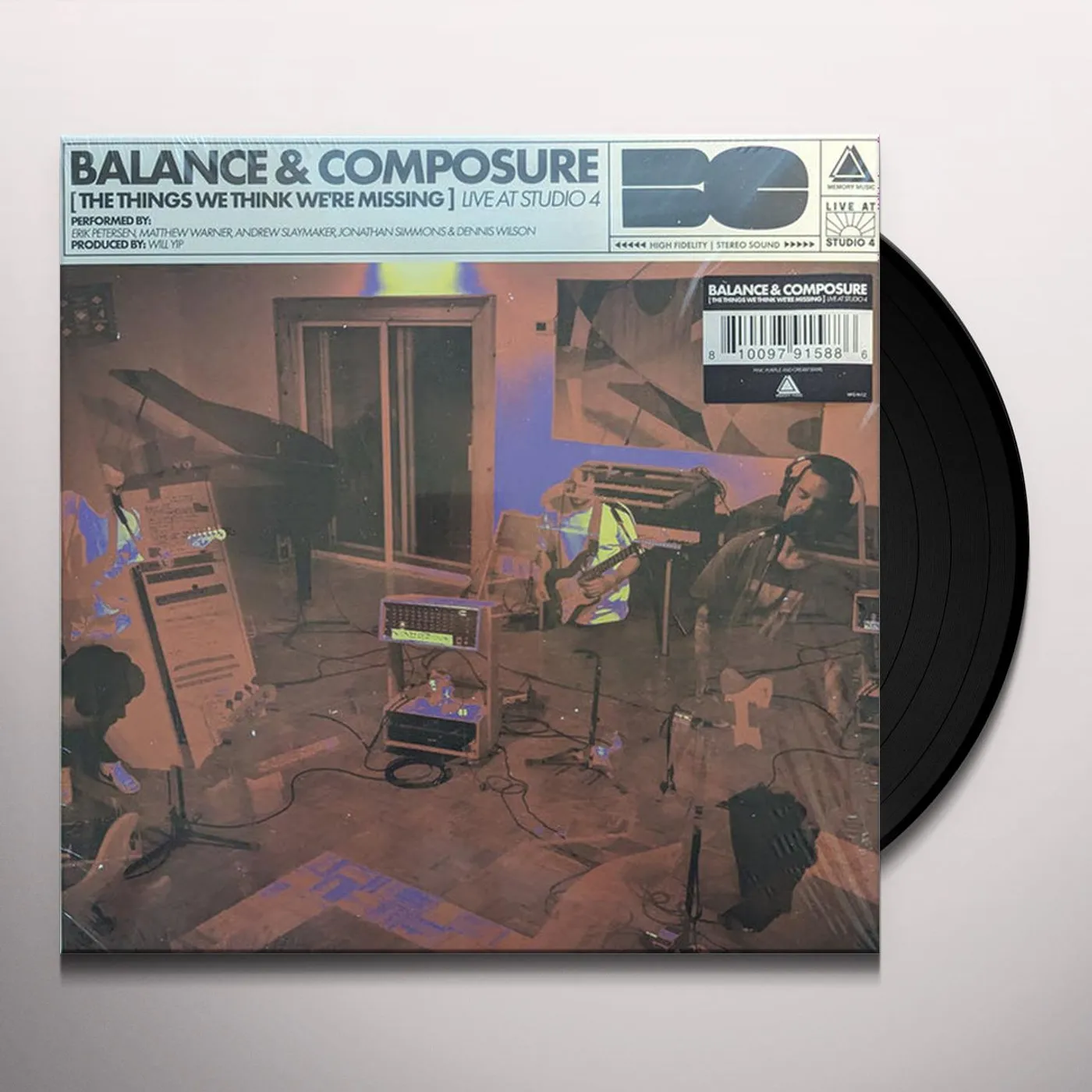Balance And Composure THINGS WE THINK WE'RE MISSING LIVE AT STUDIO 4 (PINK W/ PURPLE & CREAM SWIRL VINYL) Vinyl Record
