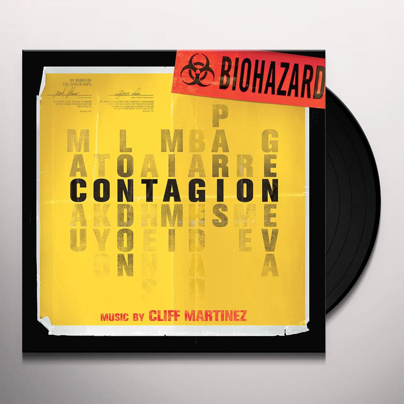 Cliff Martinez CONTAGION / Original Soundtrack Vinyl Record