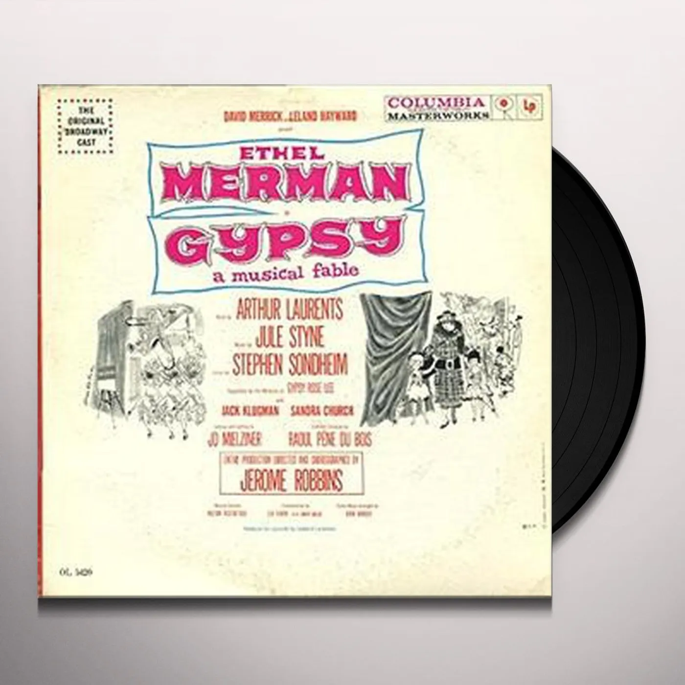 Original Cast Gypsy (Original Broadway Cast Recording) (LP) Vinyl Record