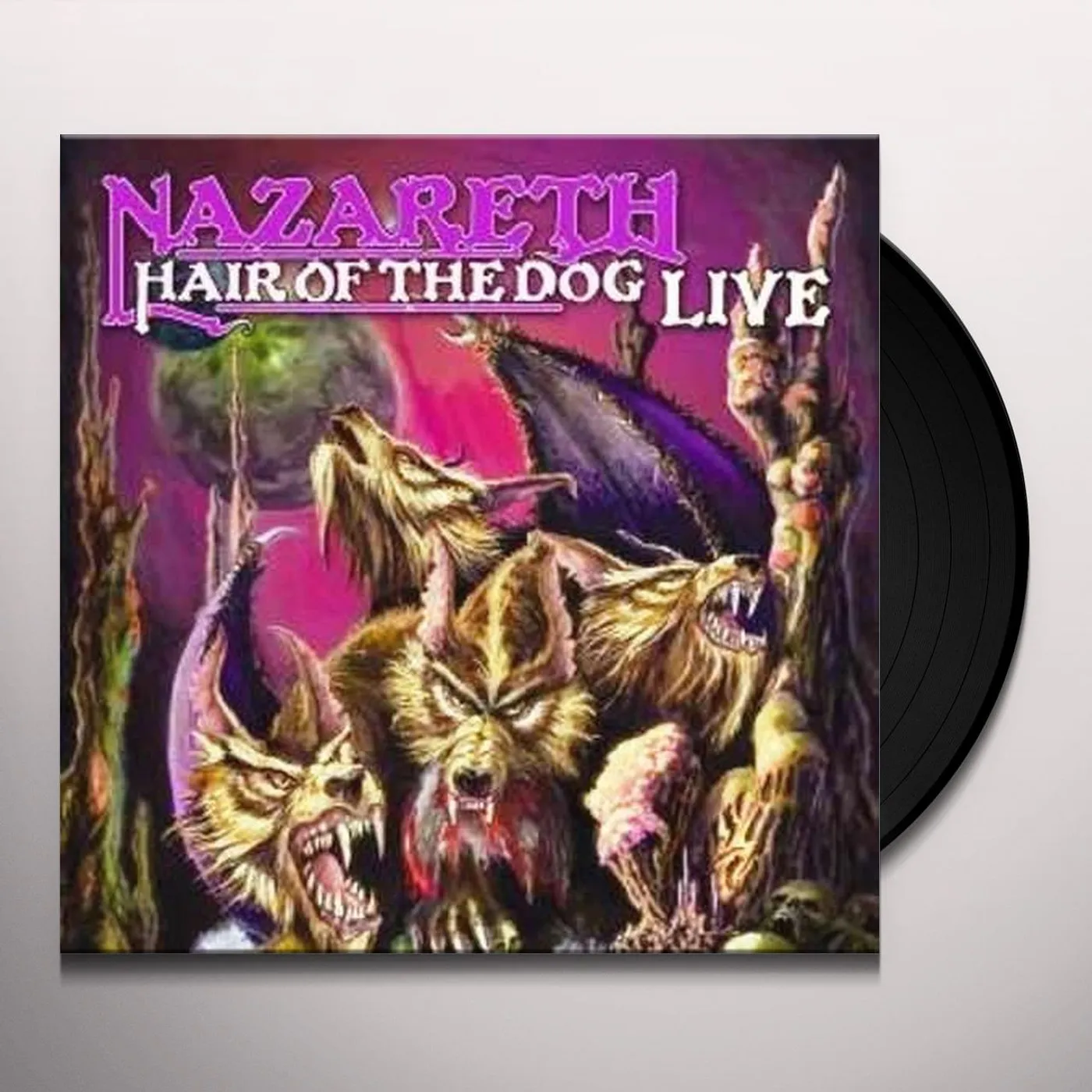 Nazareth HAIR OF THE DOG (LIVE) Vinyl Record
