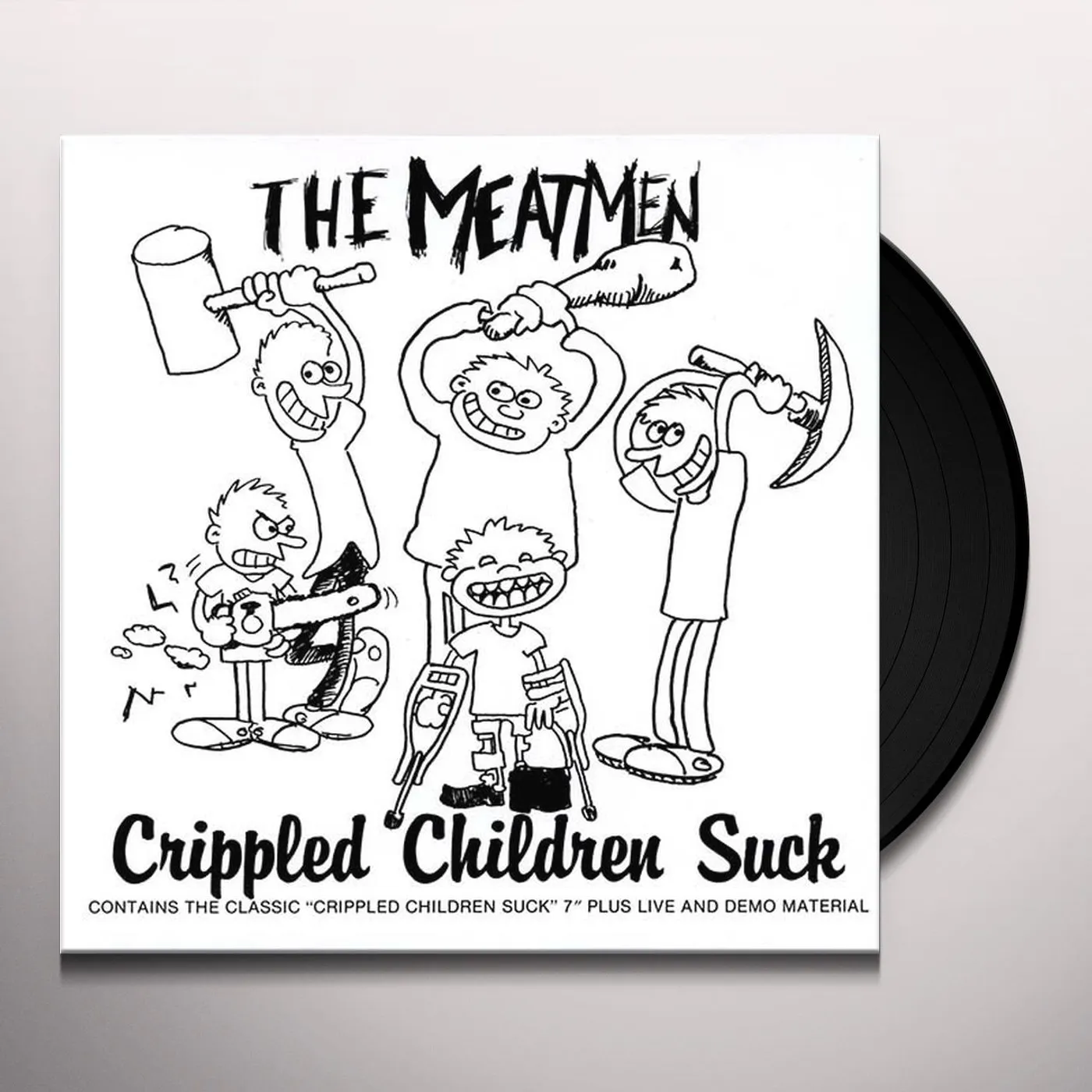 The Meatmen Crippled Children Suck Vinyl Record