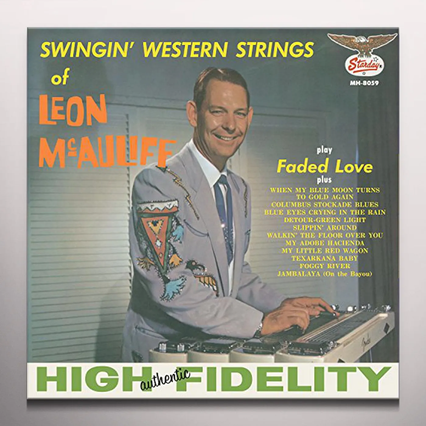 SWINGIN' WESTERN STRINGS OF LEON MCAULIFF Vinyl Record