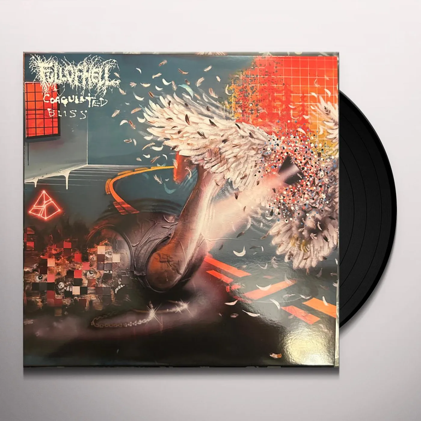 Full Of Hell COAGULATED BLISS (ORANGE, BLACK & WHITE TRI COLOR VINYL) Vinyl Record